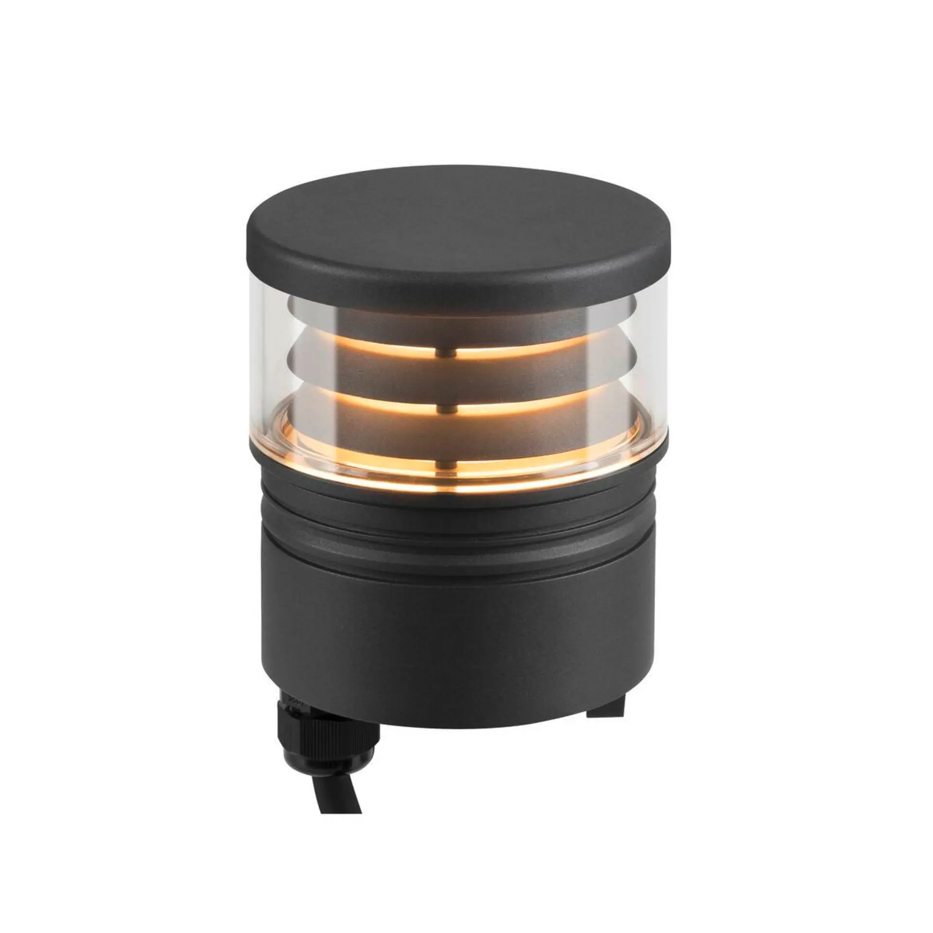 BIG WHITE SLV M-POL S Polehead Louver hlava svítidla, antracit, 19 W, 260/270 lm, 2700/3000 K, CRI90, DALI 1006391
