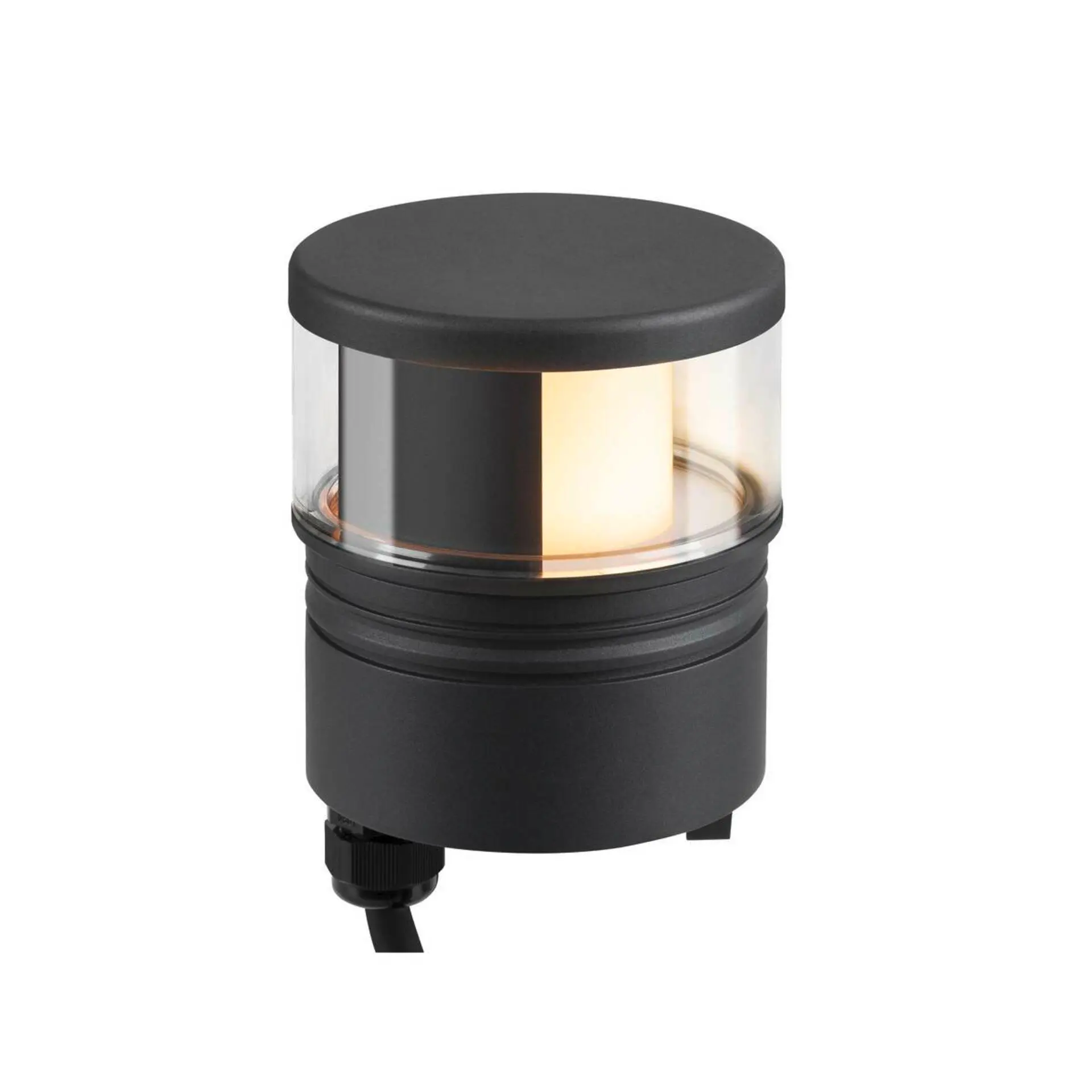 BIG WHITE SLV M-POL S Polehead Shader hlava svítidla, antracit, 19 W, 520/550 lm, 2700/3000 K, CRI90, DALI 1006393