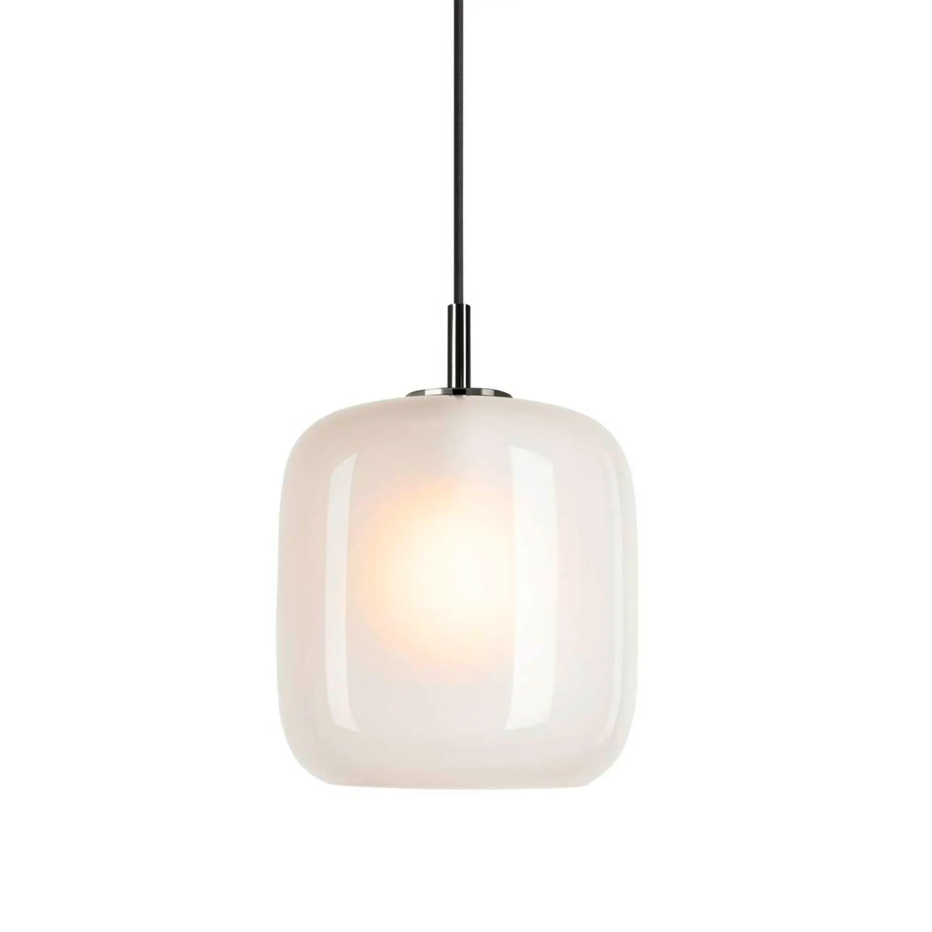 BIG WHITE SLV PANTILO 20 PD E27 závěsné svítidlo, bílá/chrom 1006396