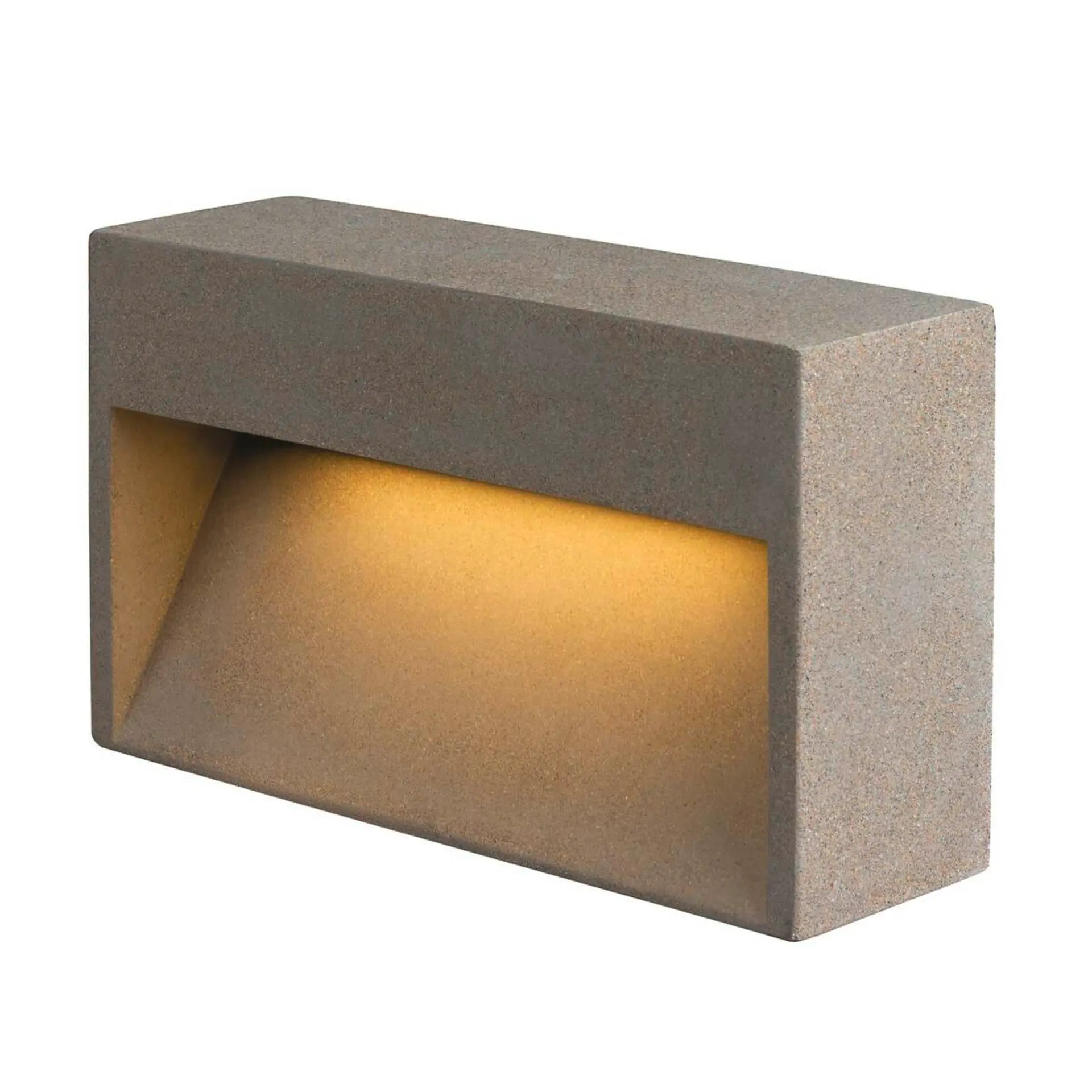 BIG WHITE SLV CONCRETO L WL nástěnné přisazené svítidlo, šedé, 12 W, 570 lm, 3000 K CRI80 1006405