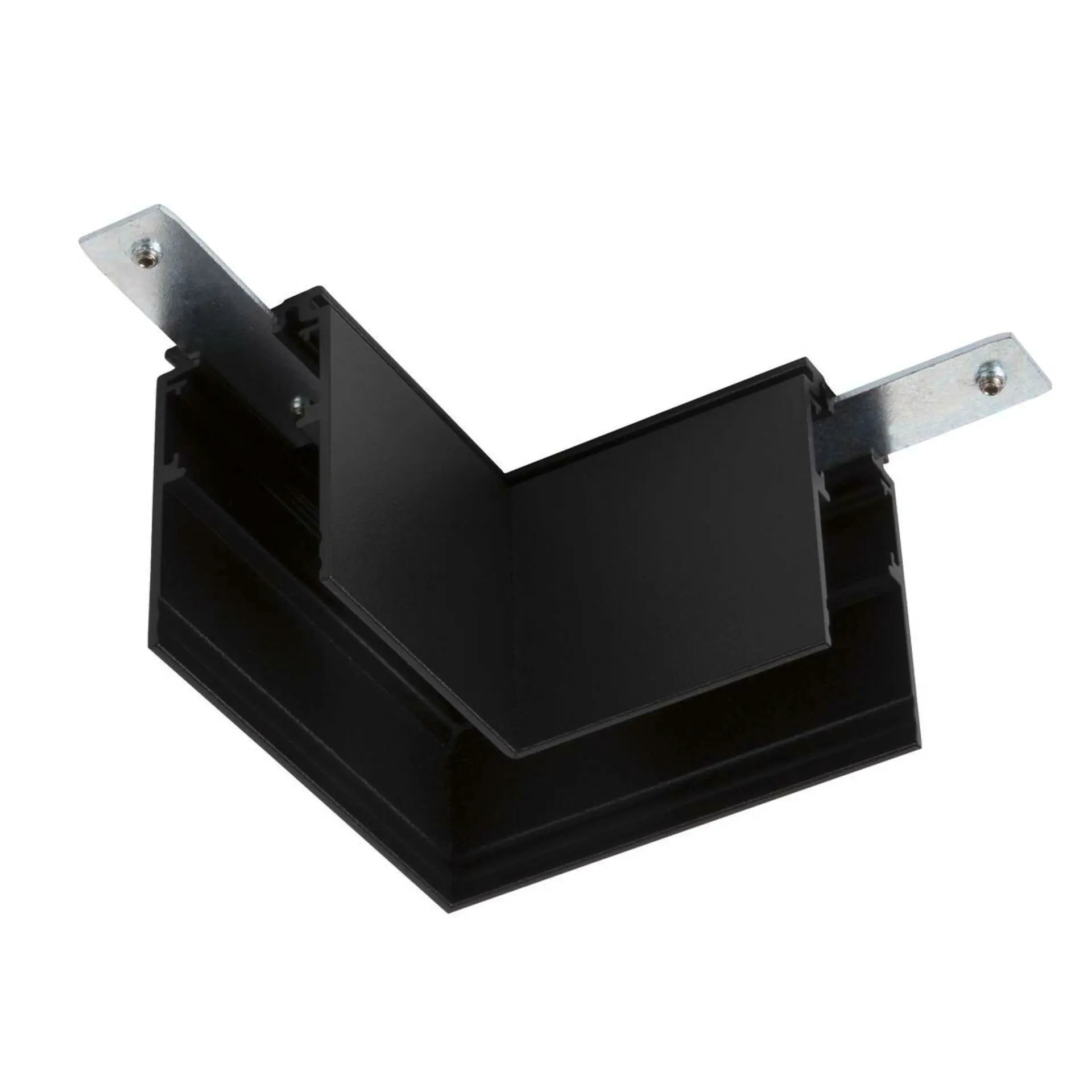 LA 1006583 L-spojka mechanická 48 V TRACK, pro nástavbovou lištu hlub., vpravo, černá - BIG WHITE (SLV)