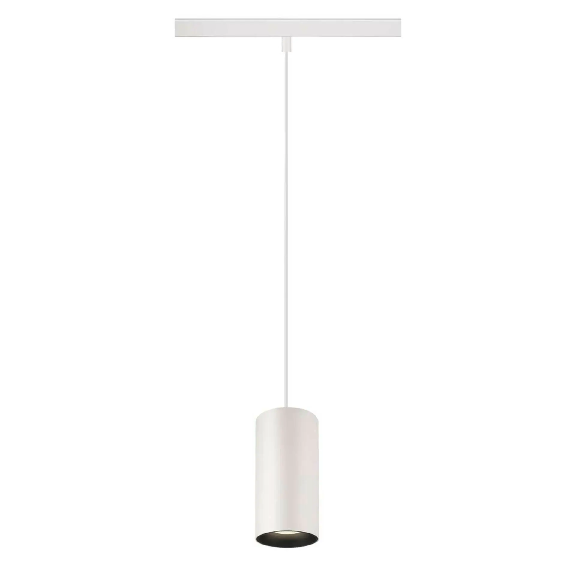 LA 1006864 NUMINOS® S 48V TRACK DALI závěsné svítidlo, bílá / černá, 16W, 1130lm, 4000K, CRI90, 55° - BIG WHITE (SLV)