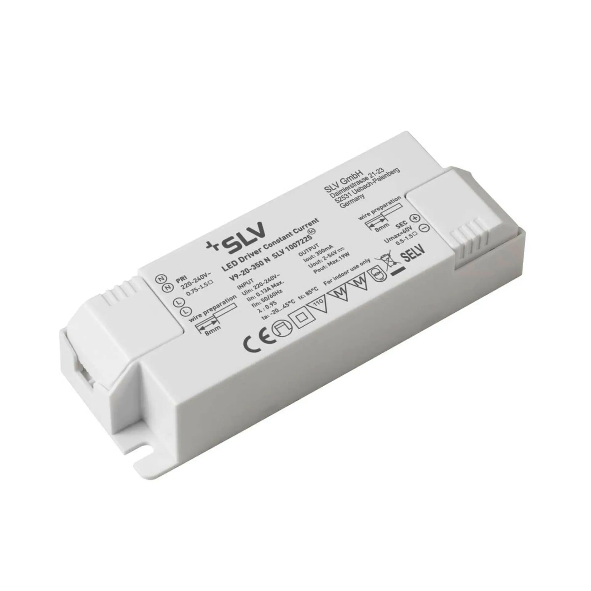 LA 1007225 LED driver 20 W 350 mA - BIG WHITE (SLV)