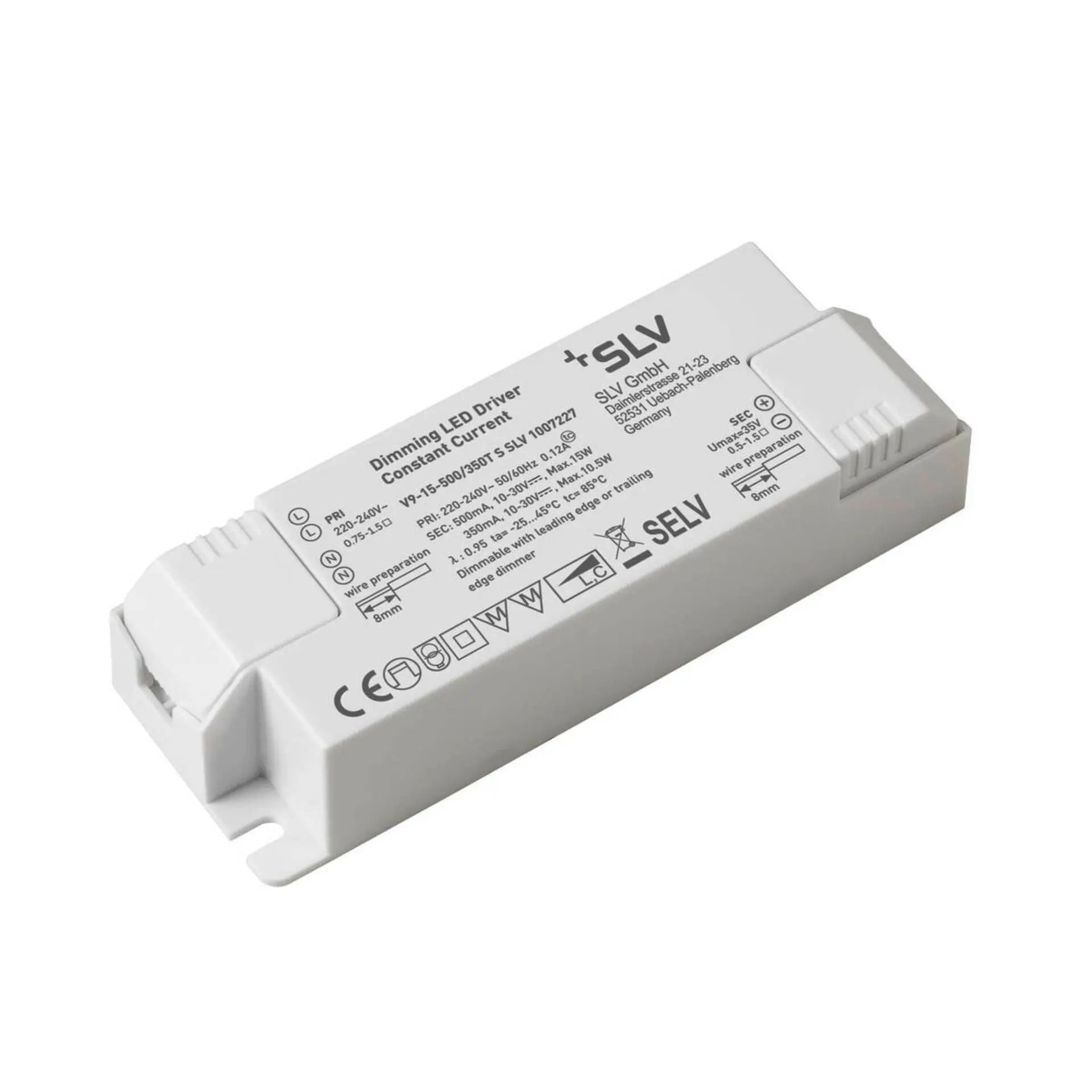 BIG WHITE SLV LED driver 20 W 350 mA/500 mA PHASE 1007227