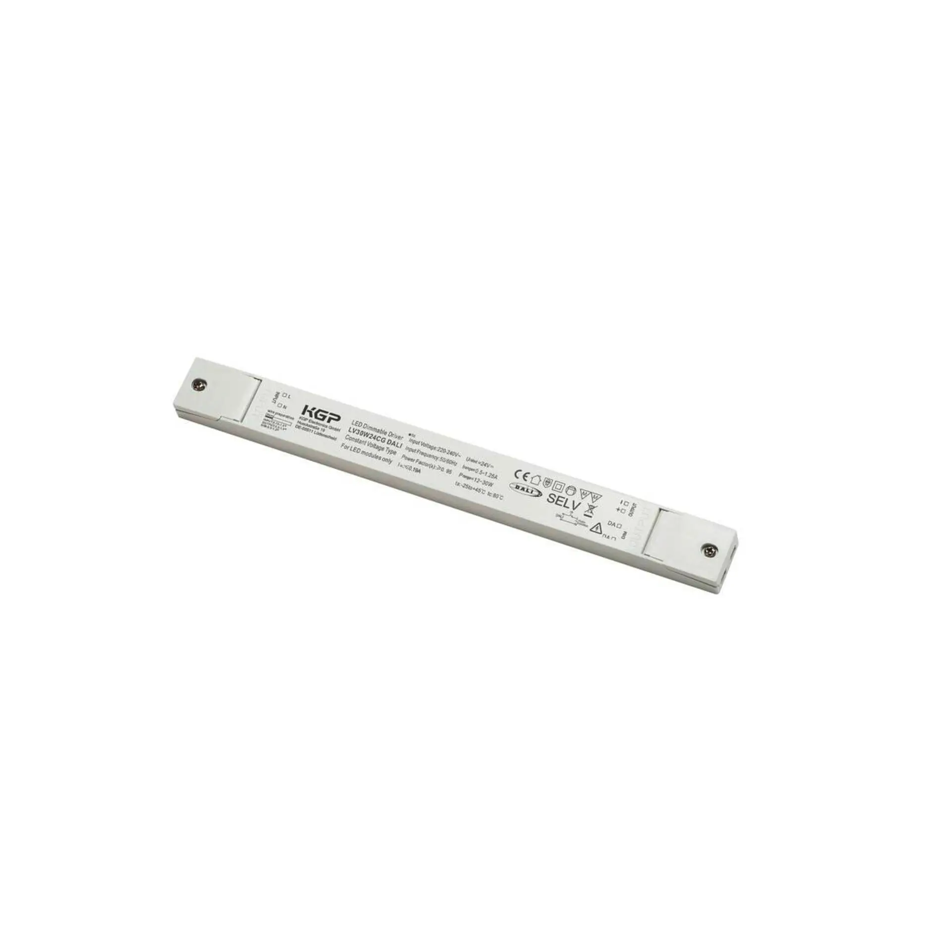 BIG WHITE SLV LED síťový zdroj 30 W 24 V bílý DALI 1007254
