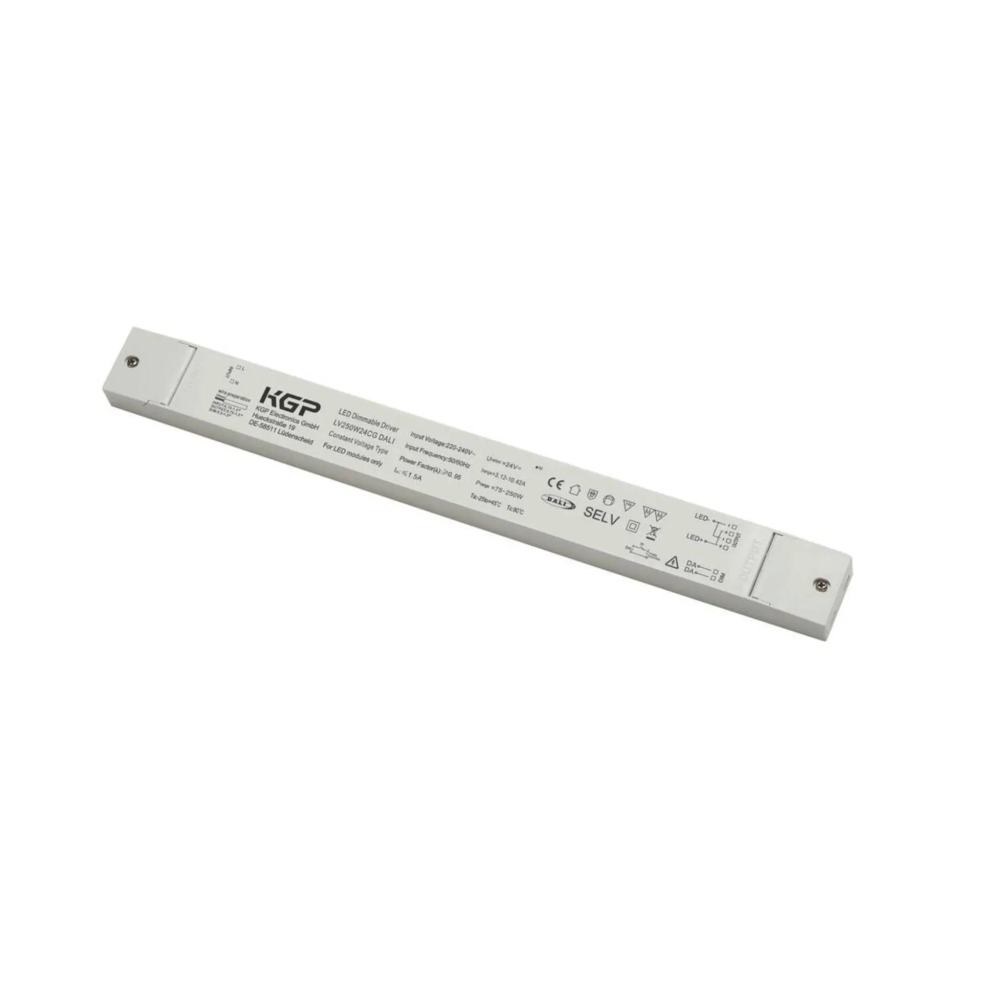 LA 1007257 LED síťový zdroj 250 W 24 V bílý DALI - BIG WHITE (SLV)