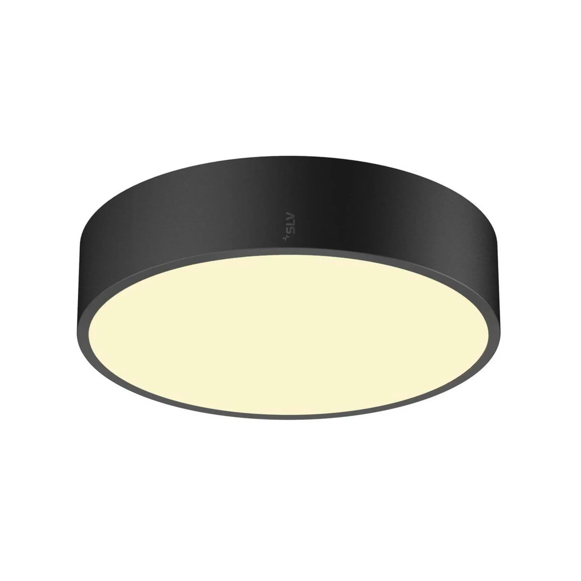 LA 1007290 MEDO® PRO 30 nástěnné a stropní nástavbové svítidlo, kulaté, 3000/4000K, 10W, fáze, 110°, černá - BIG WHITE (SLV)