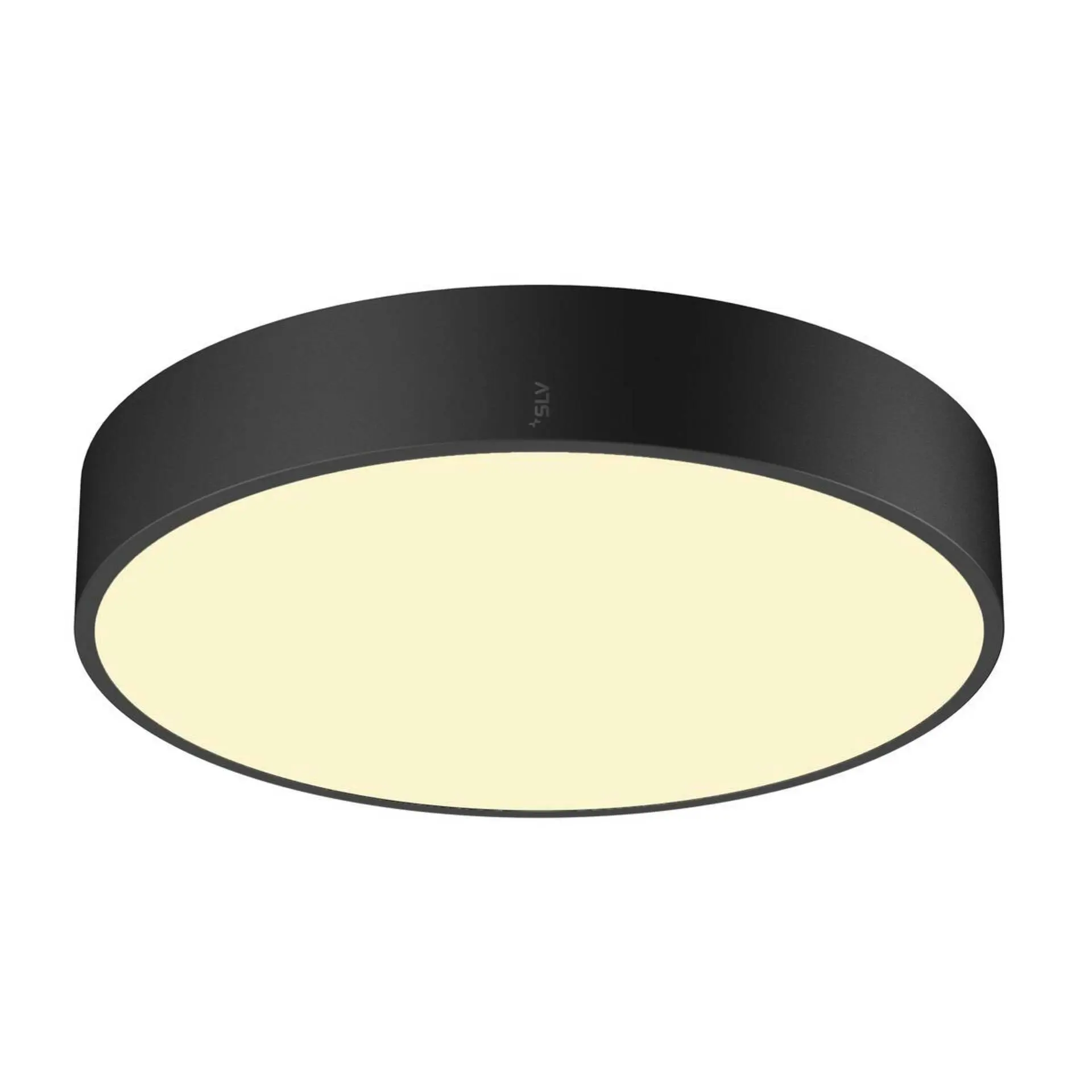 BIG WHITE SLV MEDO PRO 40 nástěnné a stropní nástavbové svítidlo, kulaté, 3000/4000K, 19W, DALI, Touch, 110°, černá 1007294