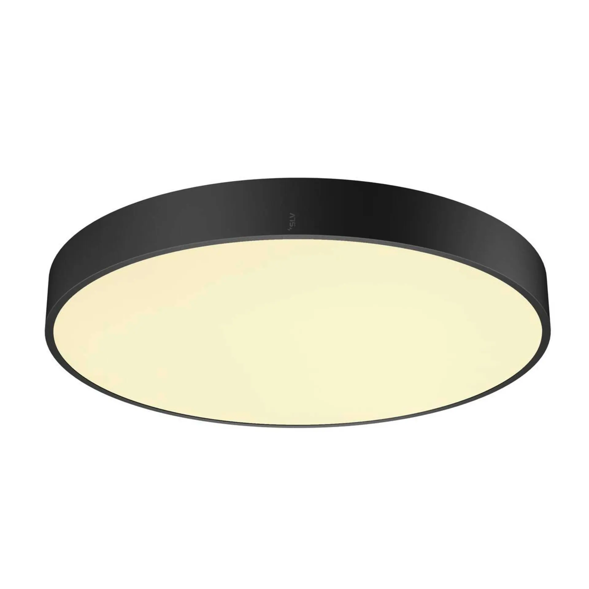 BIG WHITE SLV MEDO PRO 60 nástěnné a stropní nástavbové svítidlo, kulaté, 3000/4000K, 39W, DALI, Touch, 80°, UGR<19, černá 1007300