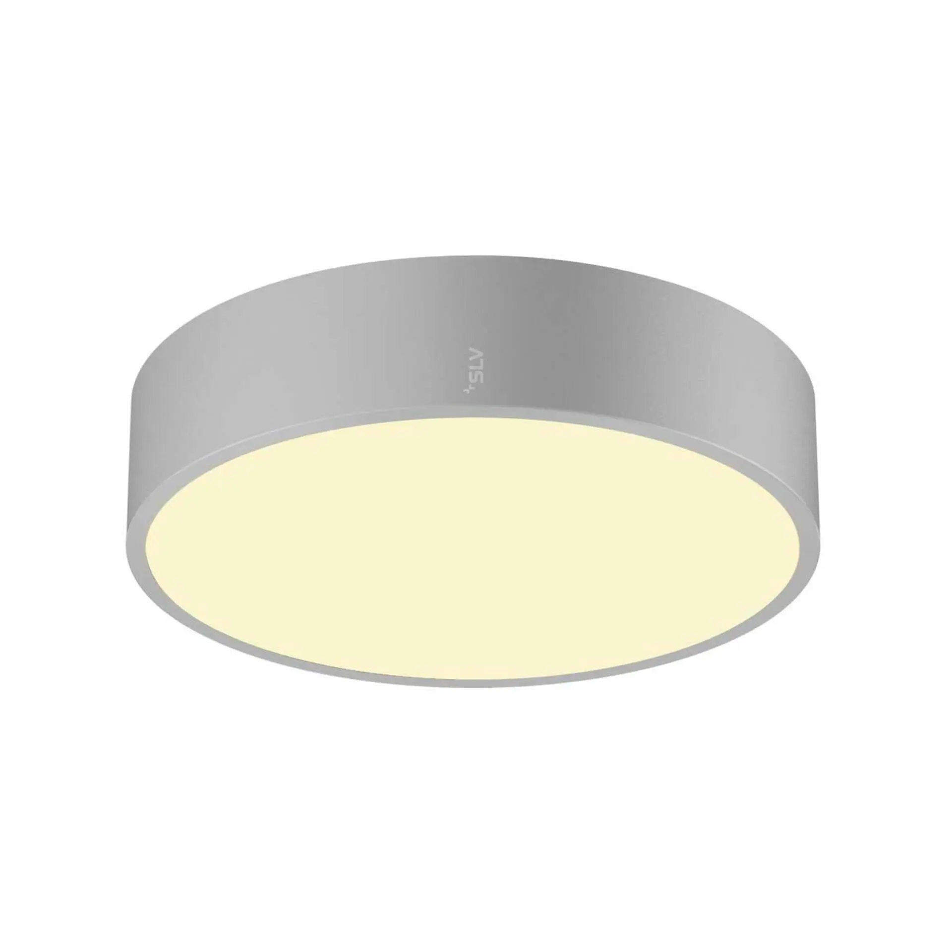 BIG WHITE SLV MEDO 30 nástěnné a stropní nástavbové svítidlo, kulaté, 2700/3000/4000K, 12W, fáze, 110°, šedá 1007318