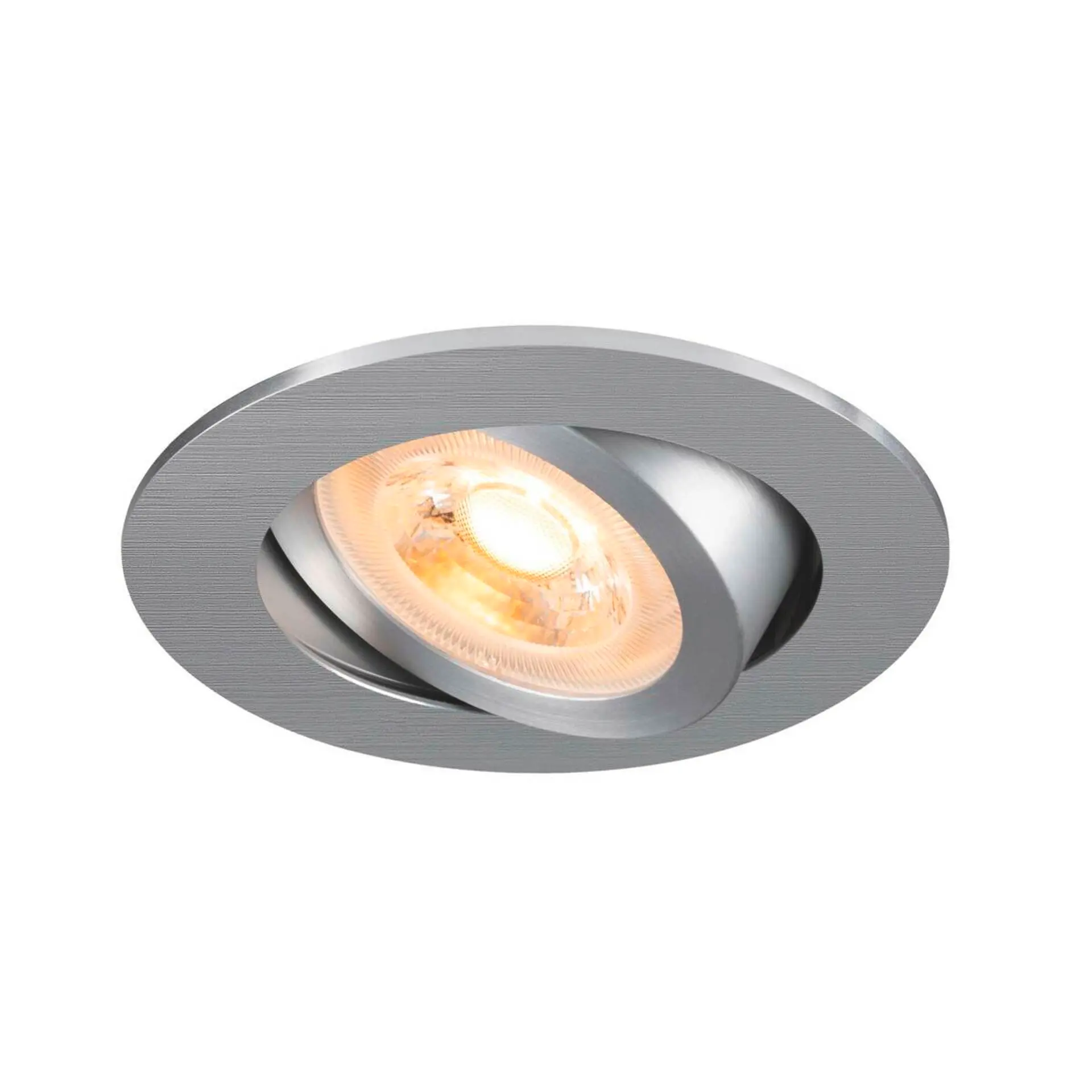 LA 1007370 NEW TRIA® 68 stropní vestavné svítidlo, kulaté, max. 10W GU10, hliník - BIG WHITE (SLV)