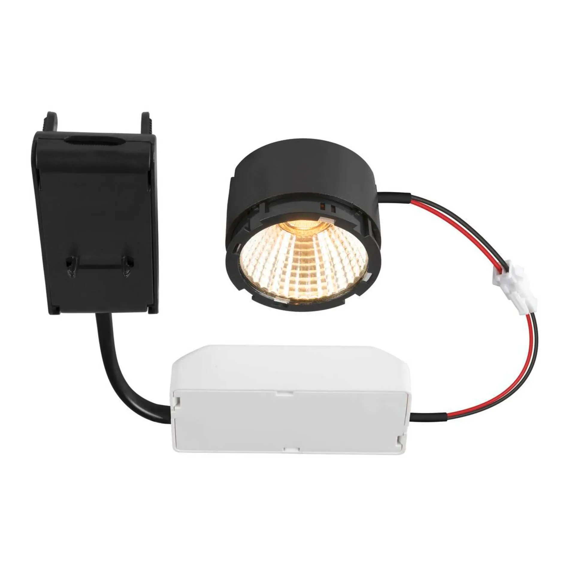 BIG WHITE SLV NEW TRIA LED modul, 3000K, 38°, fáze, černá 1007383