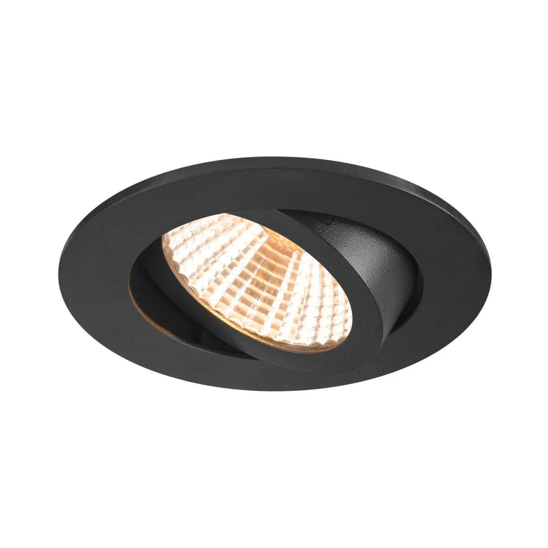LA 1007386 NEW TRIA® 68 stropní vestavné svítidlo, 2700K, 38°, IP 20, kulaté, černá - BIG WHITE (SLV)