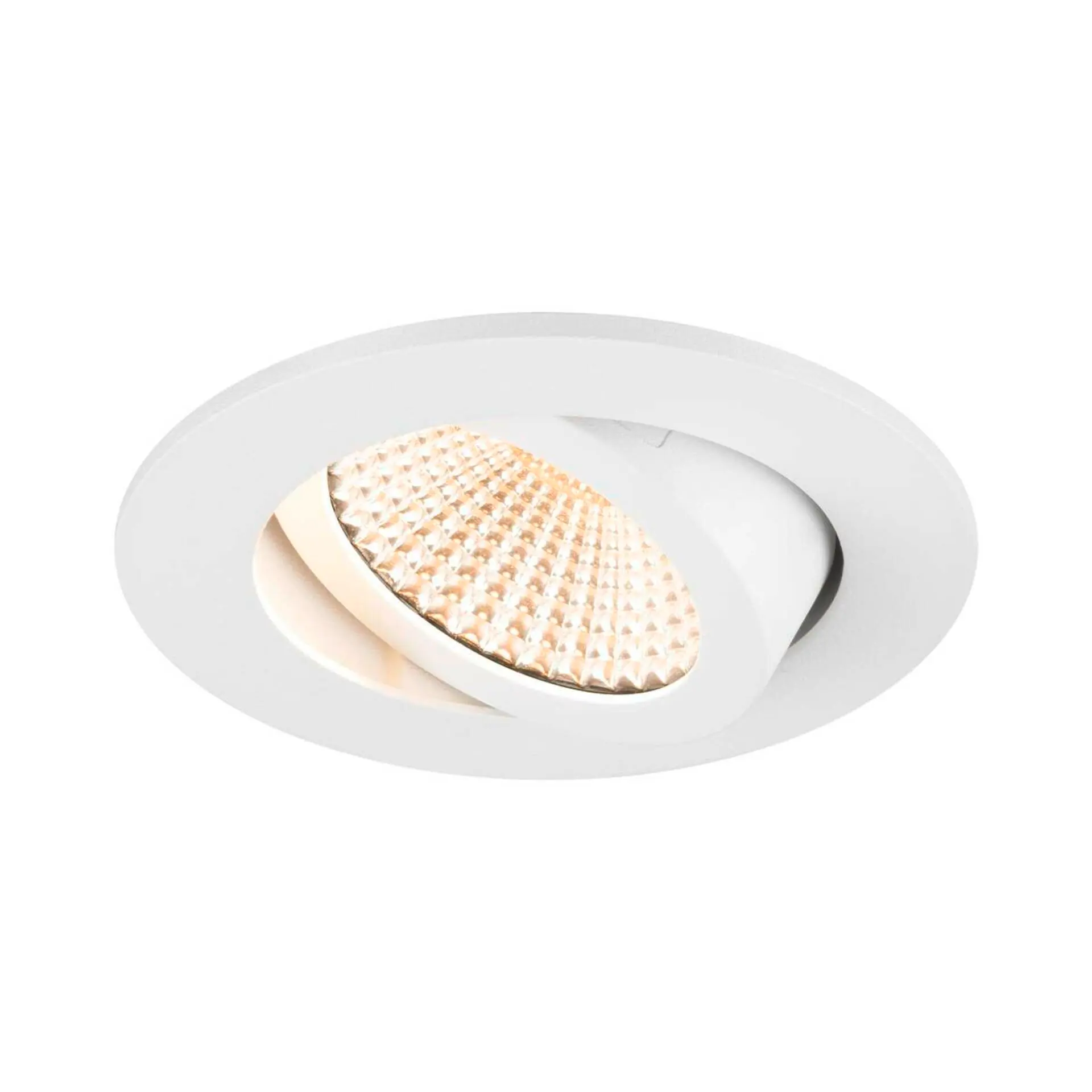 LA 1007387 NEW TRIA® 68 stropní vestavné svítidlo, 2700K, 60°, IP 20, kulaté, bílá - BIG WHITE (SLV)