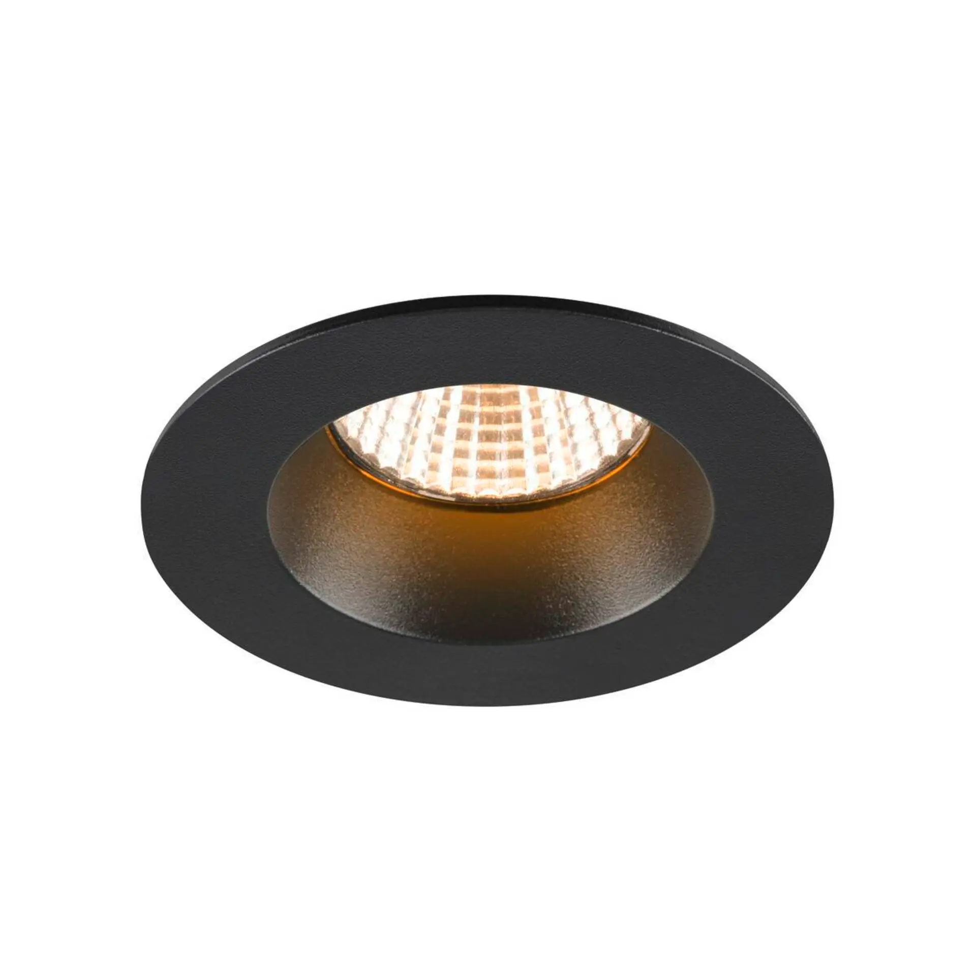 LA 1007406 NEW TRIA® 68 stropní vestavné svítidlo, 2700K, 38°, IP 20 / IP 65, kulaté, černá - BIG WHITE (SLV)