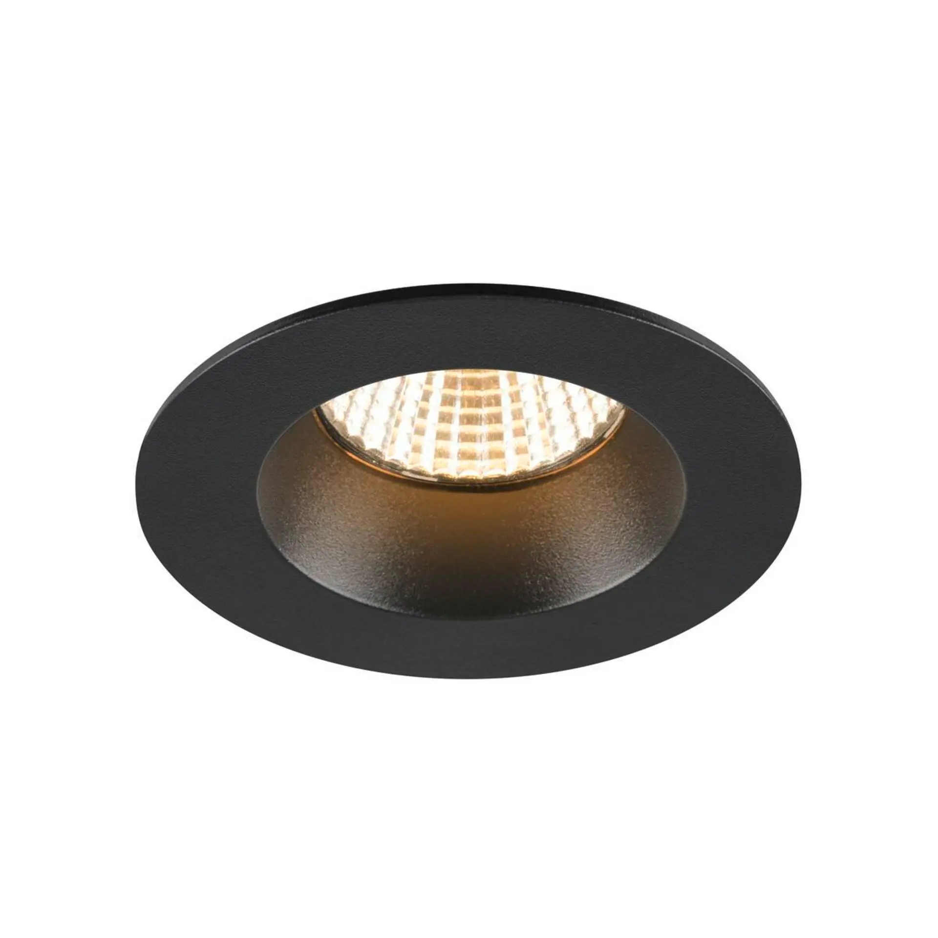 BIG WHITE SLV NEW TRIA UNIVERSAL 68 stropní vestavné svítidlo, 2500/3000/4000K, 38°, IP 20 / IP 65, kulaté, černá 1007442