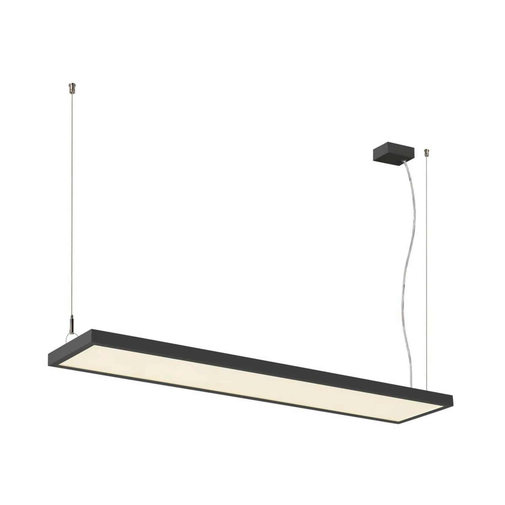 LA 1007468 WORKLIGHT PRO 120 závěsné svítidlo, 120 cm, 4000 K, DALI, Touch, černá - BIG WHITE (SLV)