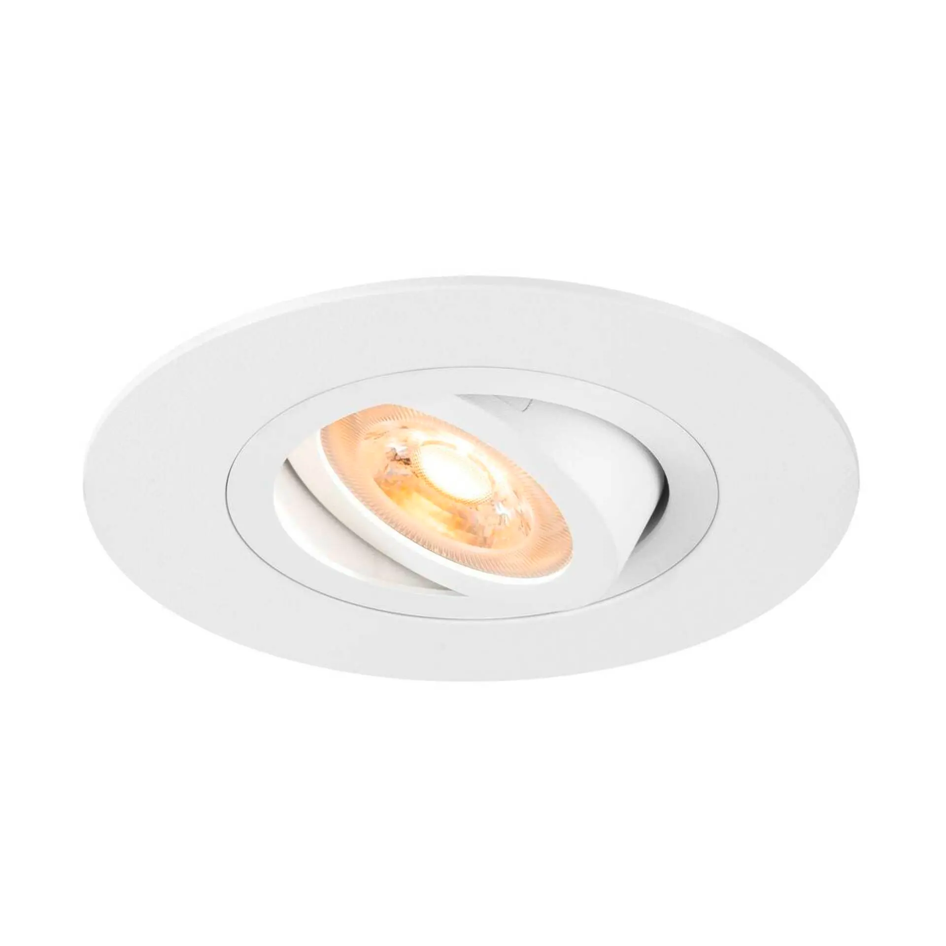 BIG WHITE SLV NEW TRIA 75 XL stropní vestavné svítidlo, kulaté, max. 10W, GU10, bílá 1007624