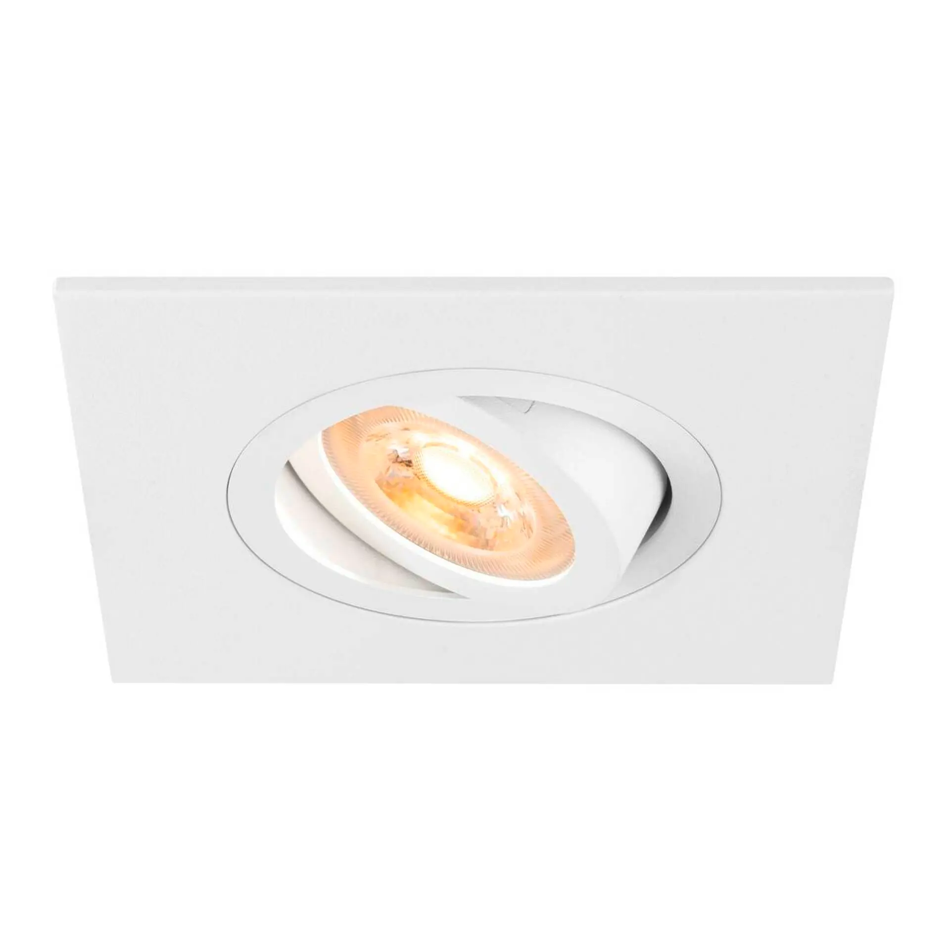 LA 1007627 NEW TRIA® 75 XL stropní vestavné svítidlo, čtvercové, max. 10W, GU10, bílá - BIG WHITE (SLV)