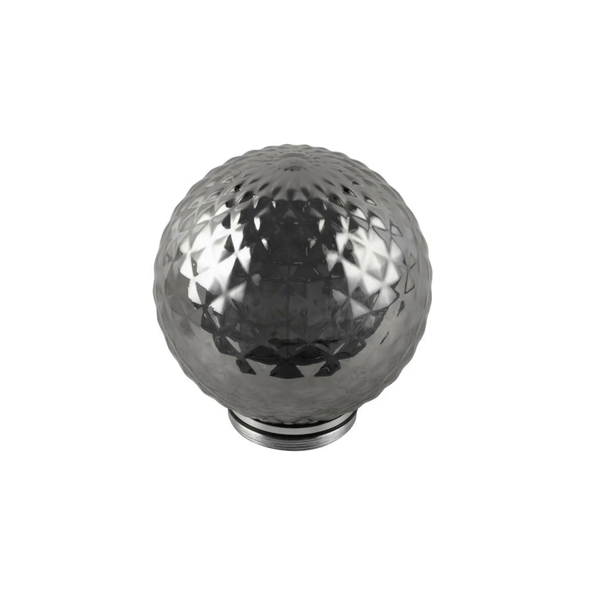 LA 1007858 Skleněné stínidlo VARYT Diamant smoke - BIG WHITE (SLV)