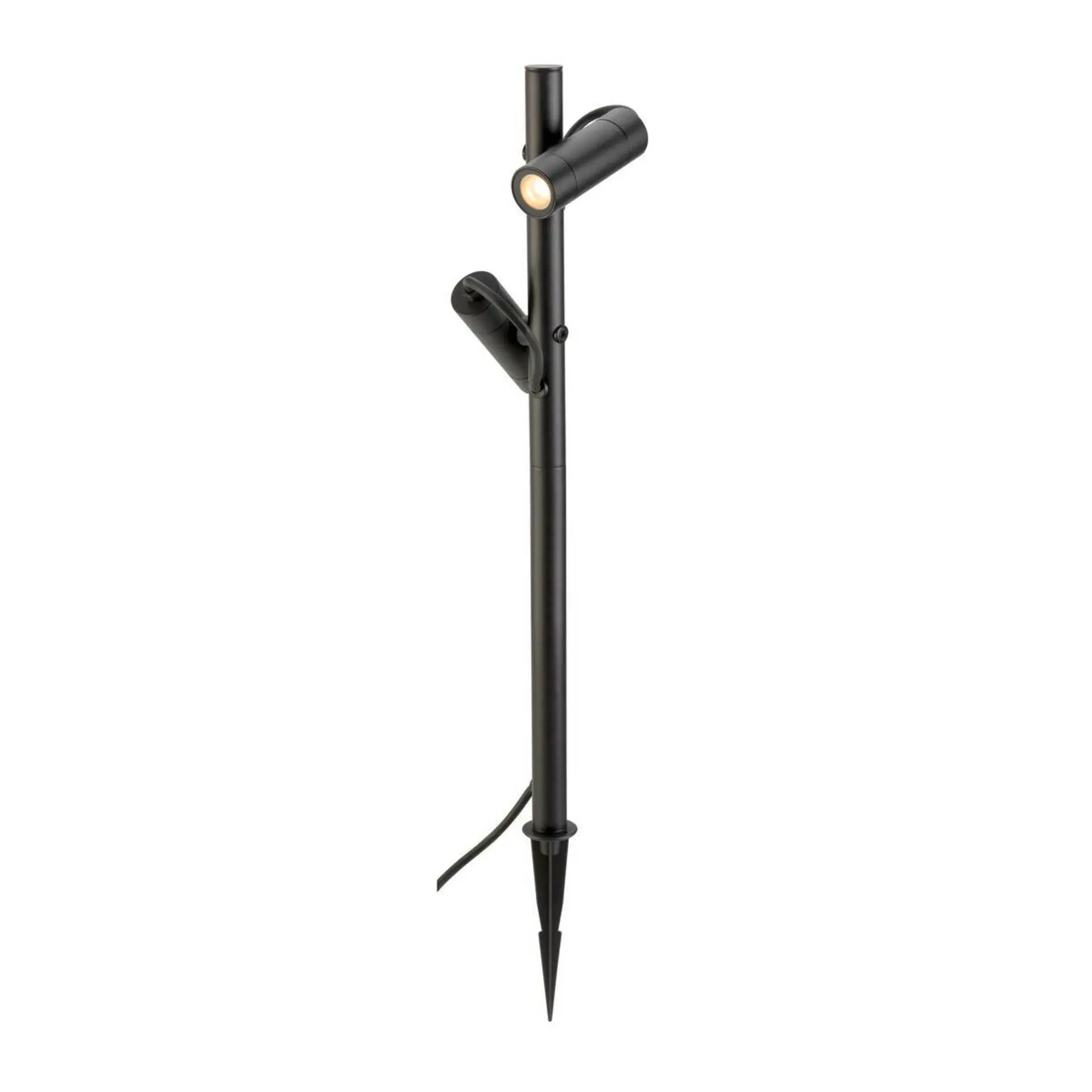 LA 1007869 HELIA SLIM Pole double LED, venkovní stojací lampa, černá IP65 3000K - BIG WHITE (SLV)