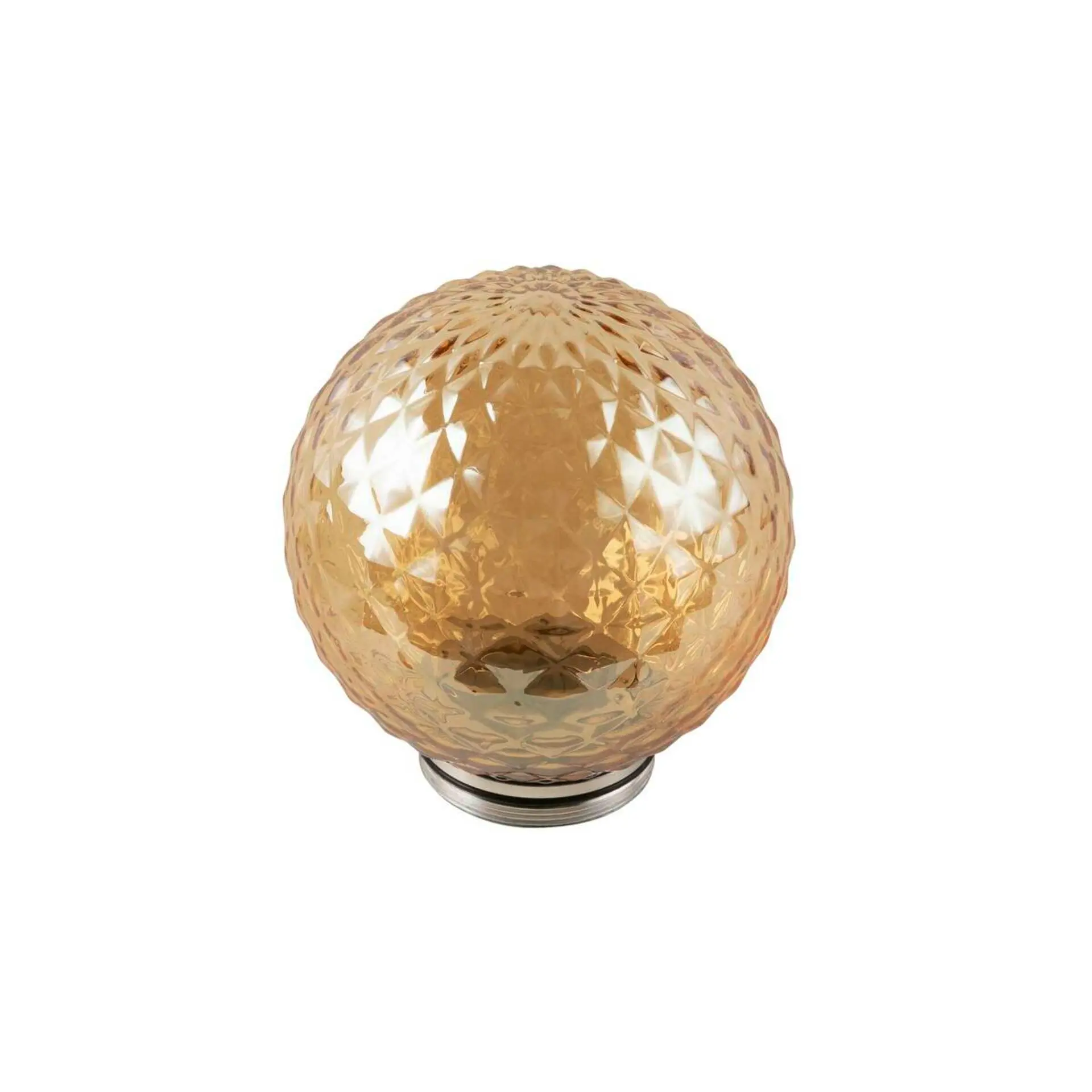 LA 1008023 Skleněné stínidlo VARYT Diamant amber - BIG WHITE (SLV)