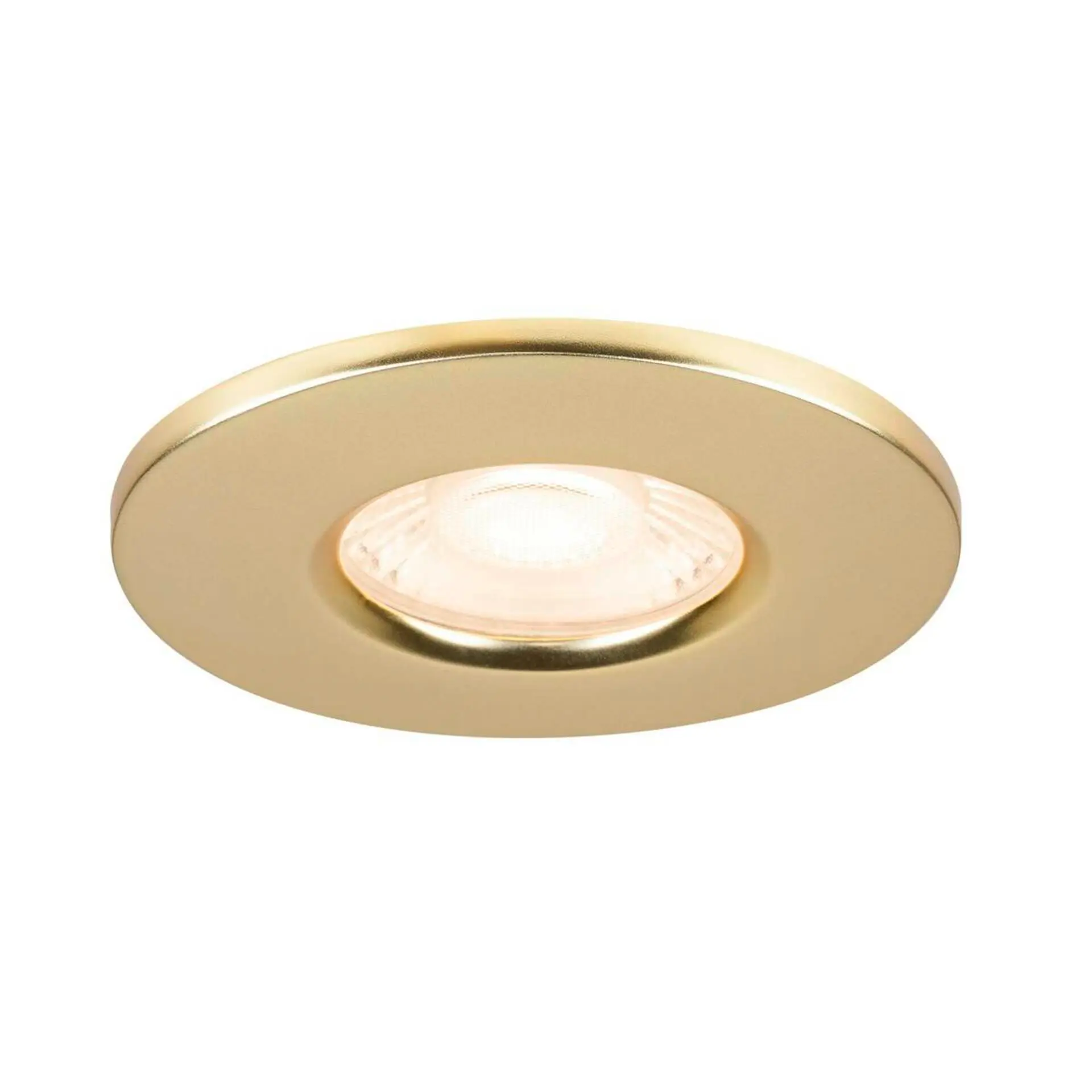 BIG WHITE SLV Kryt UNIVERSAL DOWNLIGHT pro stropní svítidlo, IP65, kulatý, zlatý matný 1008070