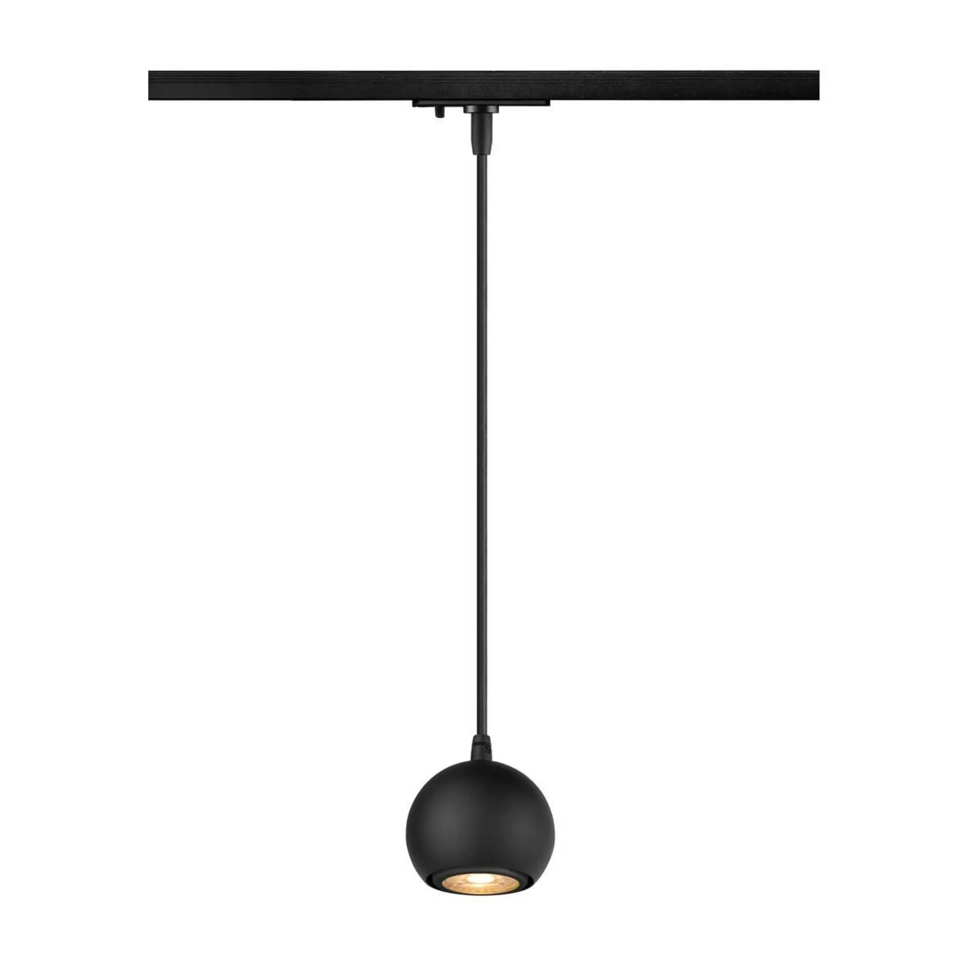 LA 1008168 LIGHT EYE® 90 1~ závěsné svítidlo, GU10, délka závěsu 150cm, 1x max. 6W, matte black - BIG WHITE (SLV)