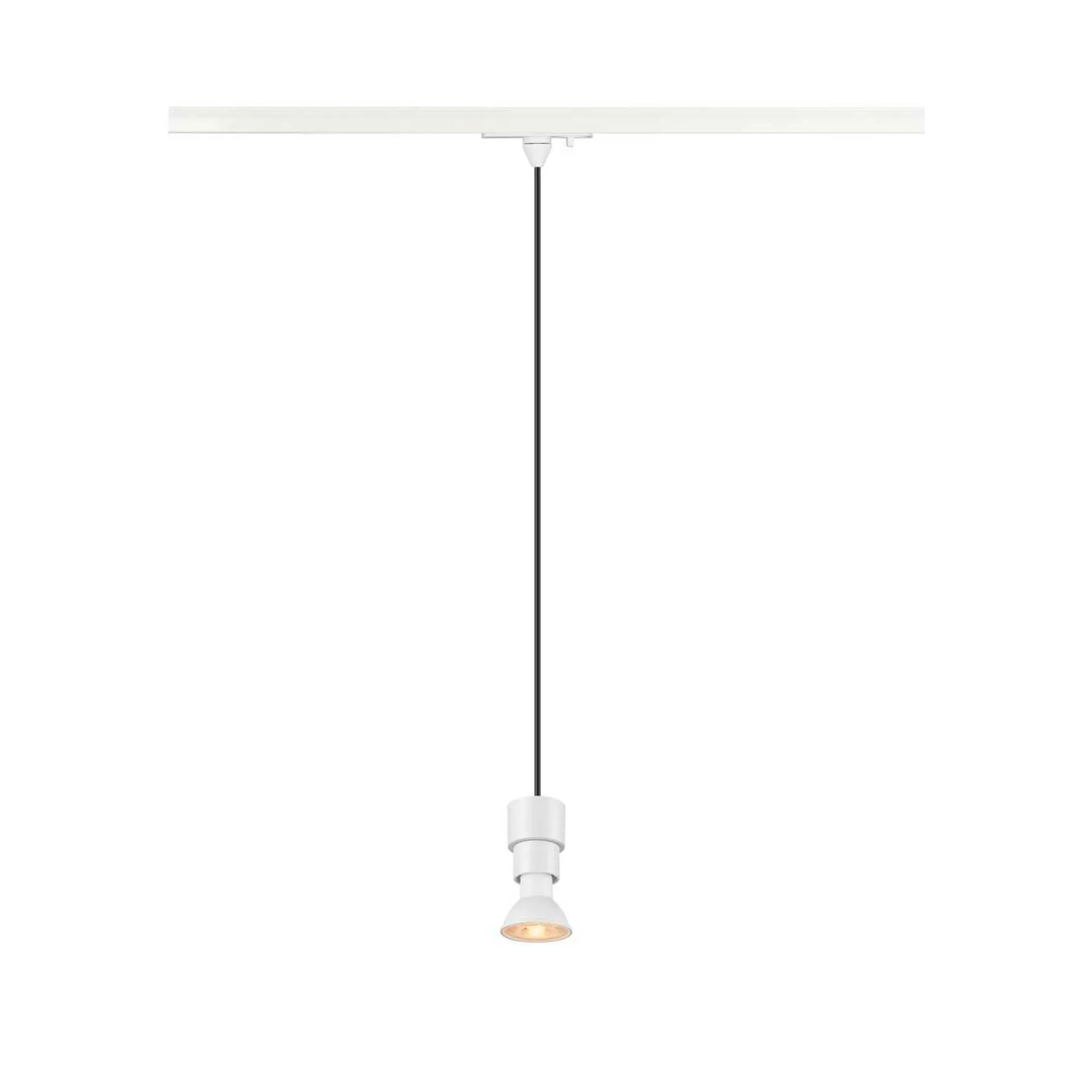 BIG WHITE SLV PURI 2.0 Basic 1~ Závěsné svítidlo, GU10, Délka závěsu 200cm, 1x max. 6W, bílá 1008208