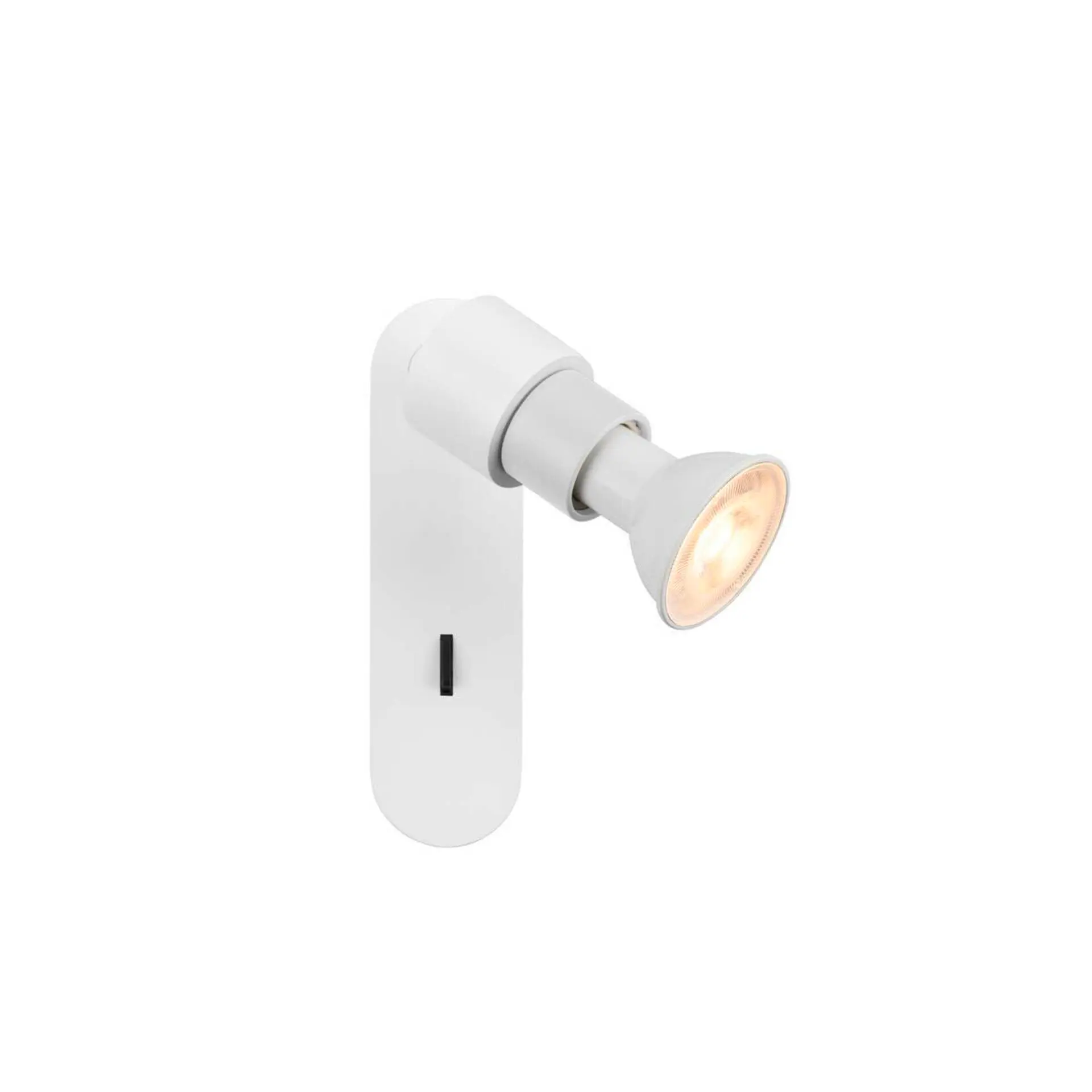BIG WHITE SLV PURI 2.0 Basic nástěnné a stropní svítidlo, vypínač, kulaté, 1x max. 6W GU10, bílé 1008230
