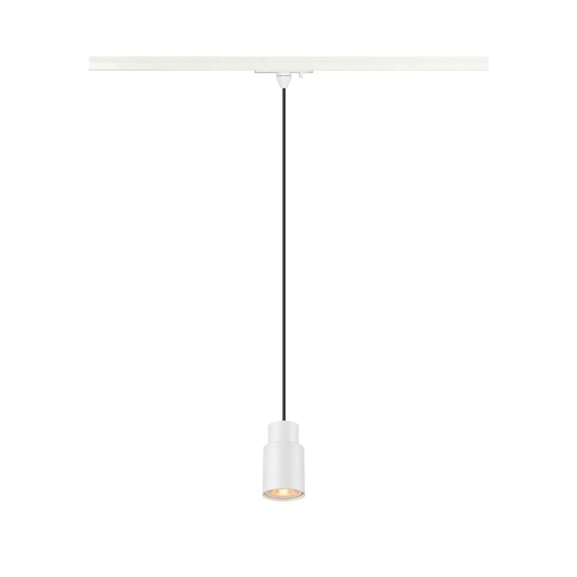 BIG WHITE SLV PURI 2.0 Tube 1~ závěsné světlo, GU10, délka závěsu 200cm, 1x max. 6W, bílá barva 1008256