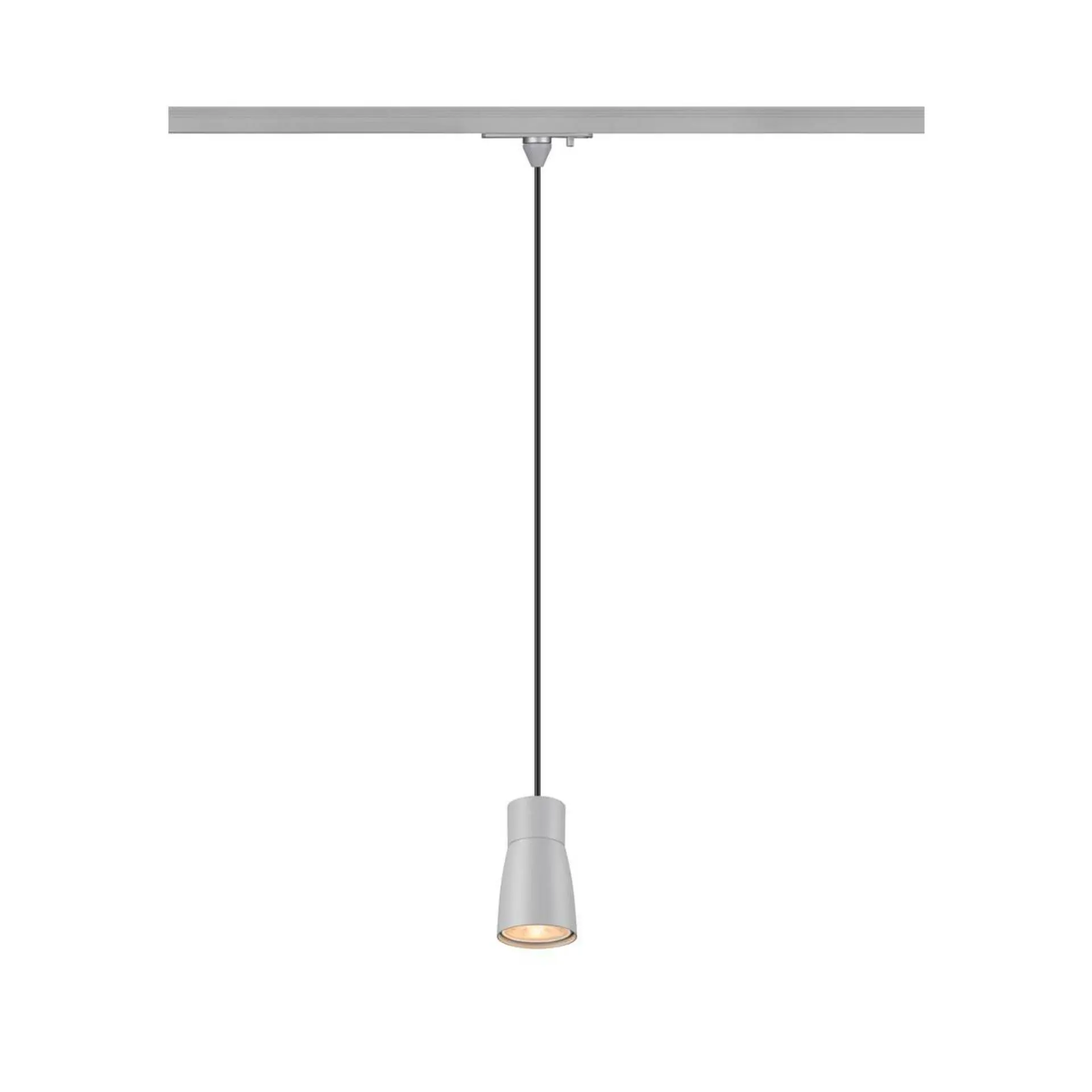 BIG WHITE SLV PURI 2.0 Dome 1~ závěsné světlo, GU10, délka závěsu 200cm, 1x max. 6W, šedá barva 1008265