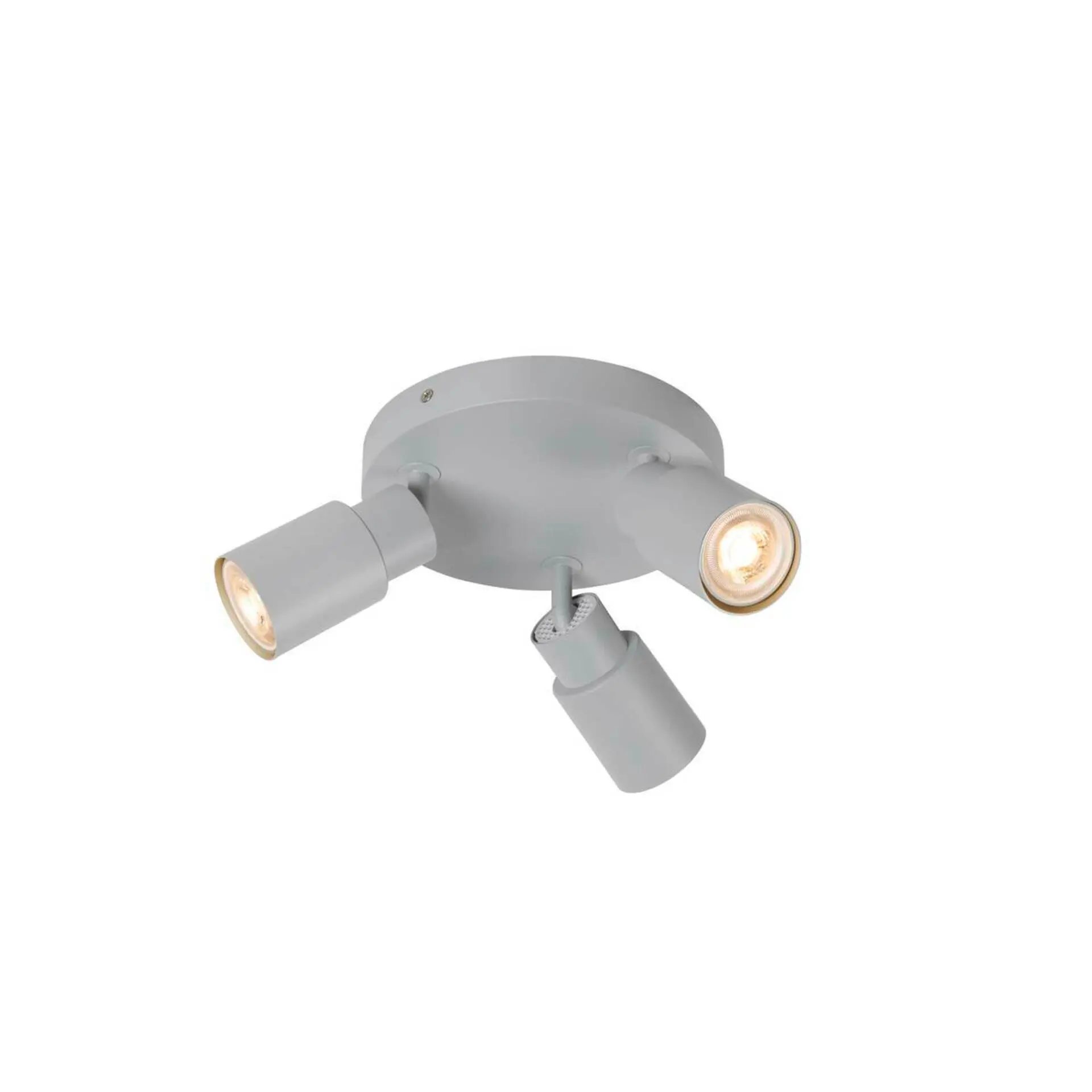 BIG WHITE SLV PURI 2.0 Tube nástěnné a stropní svítidlo, kulaté, 3 x max. 6W GU10, šedá 1008335