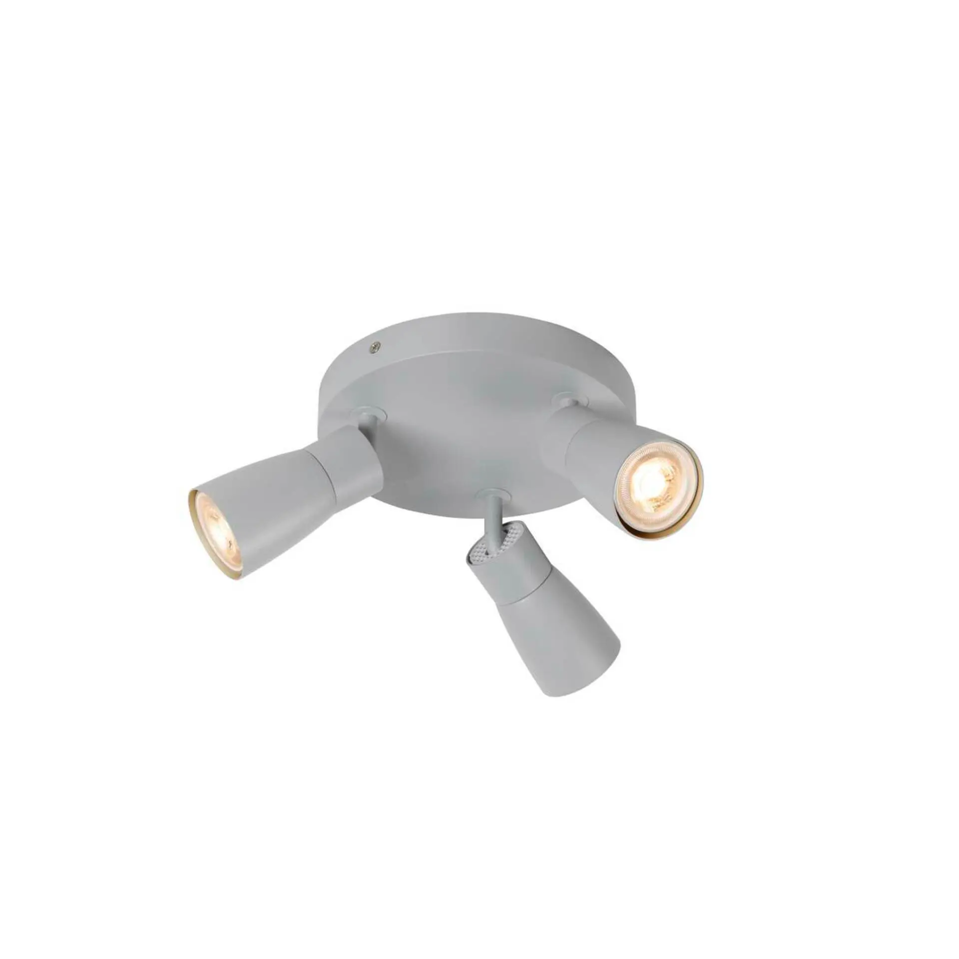 BIG WHITE SLV PURI 2.0 Dome nástěnné a stropní svítidlo, kulaté, 3 x max. 6W GU10, šedá 1008343