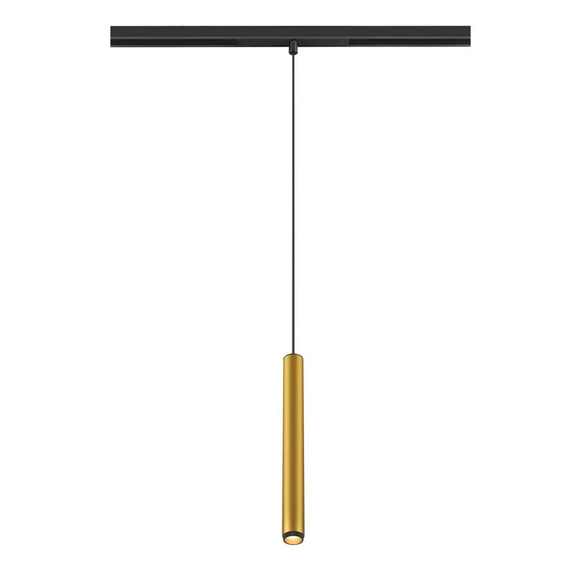 LA 1008468 GRIP! S 48V závěsné svítidlo, délka závěsu 200 cm, 2000-3000 K, 29°, DALI, Dim-to-Warm, zlatá / černá - BIG WHITE (SLV)