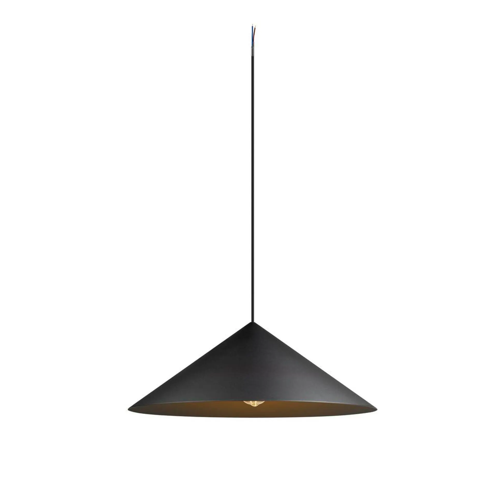 BIG WHITE SLV MAGICO 55 závěsné svítidlo, E27, délka závěsu 180 cm, 1x max. 10 W, matná černá barva 1008507
