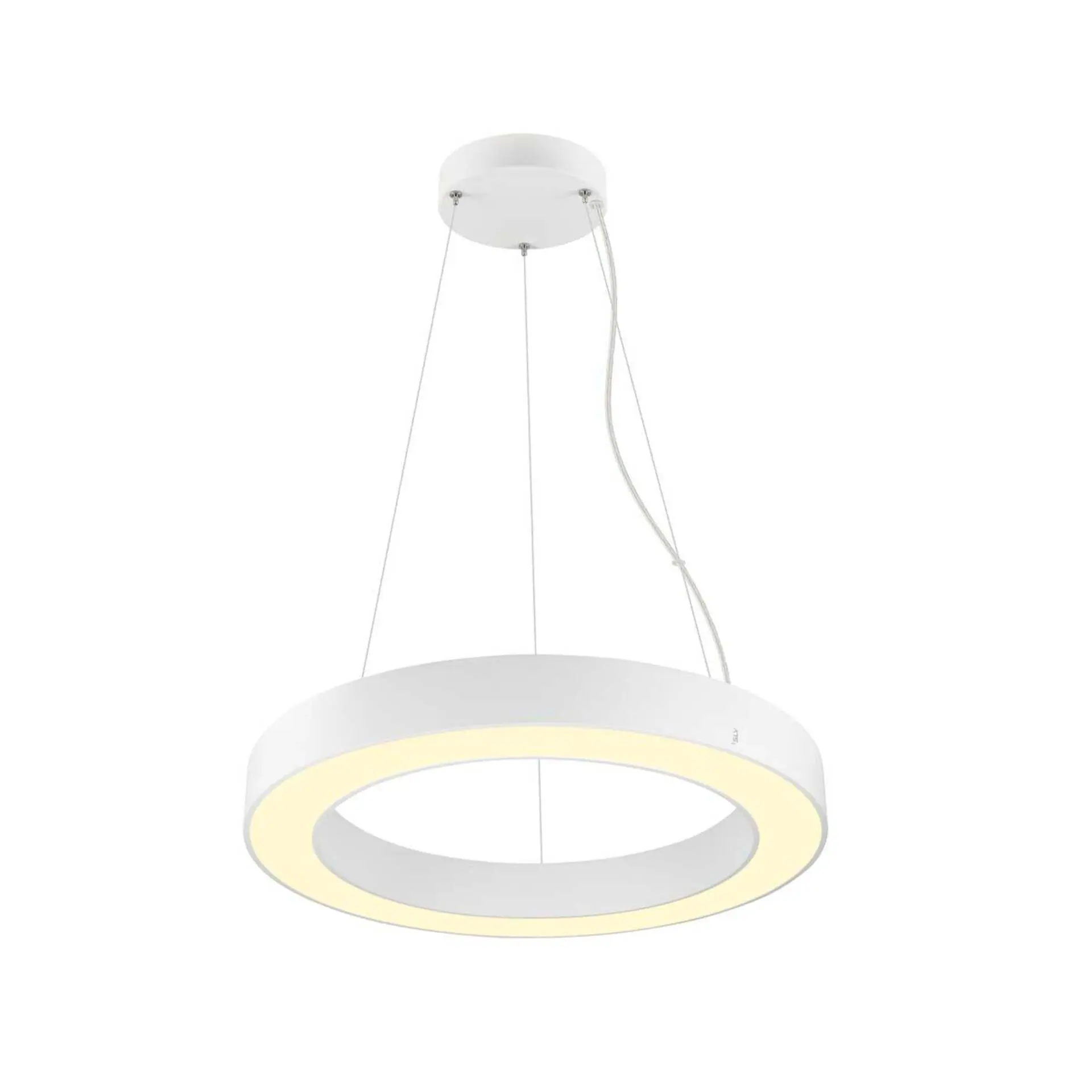 BIG WHITE SLV MEDO RING 60 závěsné svítidlo, délka závěsu 300 cm, 3000/4000K, 110°, DALI, dotykové, bílé 1008590