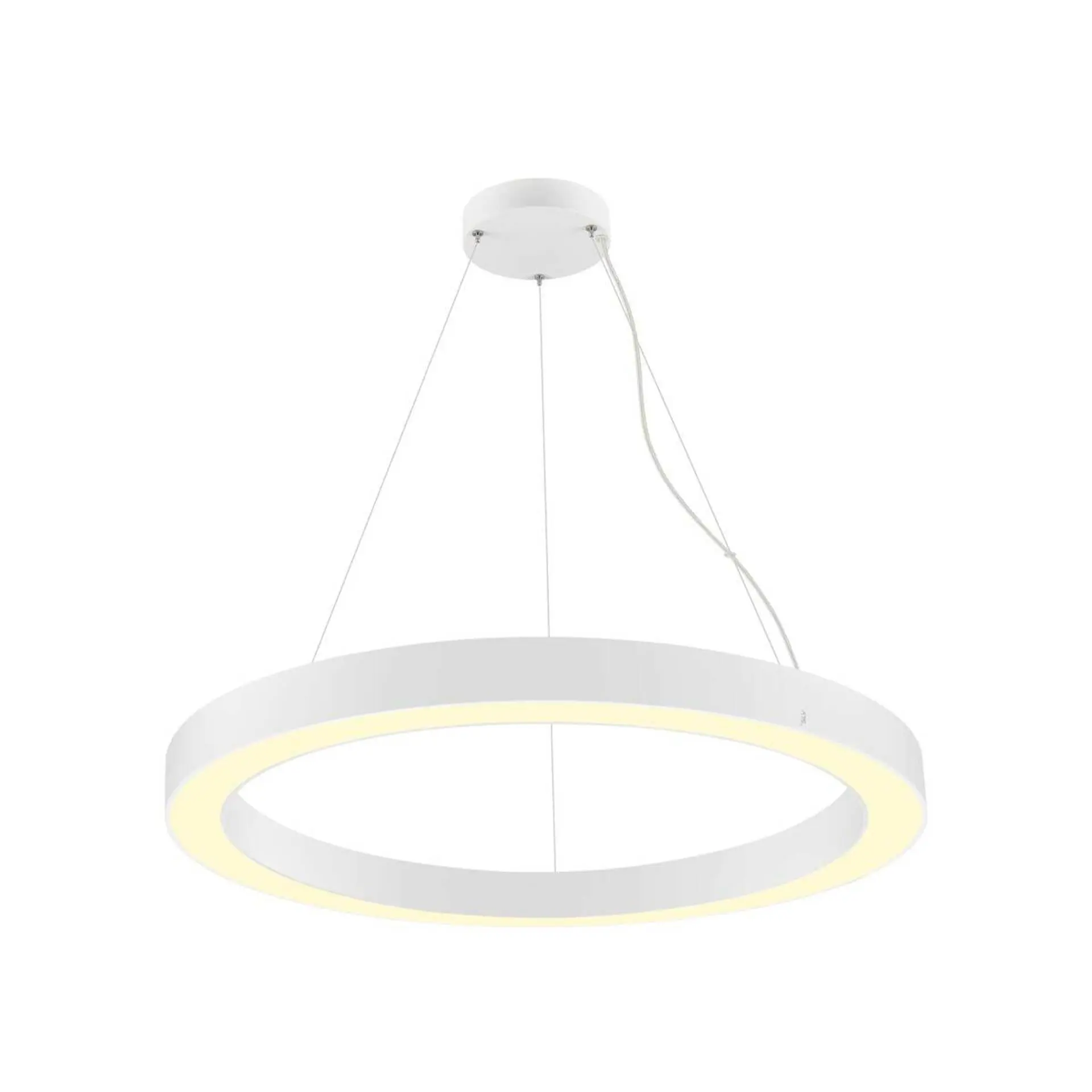 BIG WHITE SLV MEDO RING 90 závěsné svítidlo, délka závěsu 300 cm, 3000/4000K, 110°, PHASE, bílé. 1008596