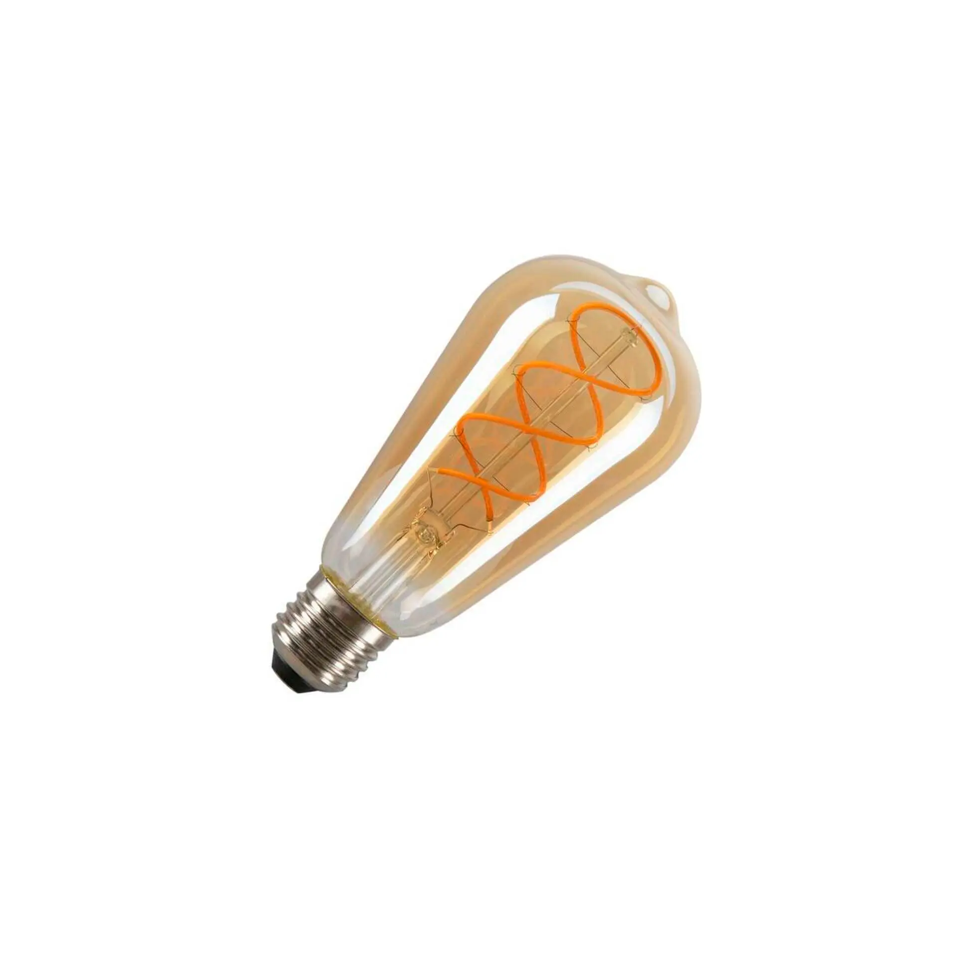 LA 1008645 LED ST64 LED-žárovka, zlatá, E27, 4W, 1800K - BIG WHITE (SLV)