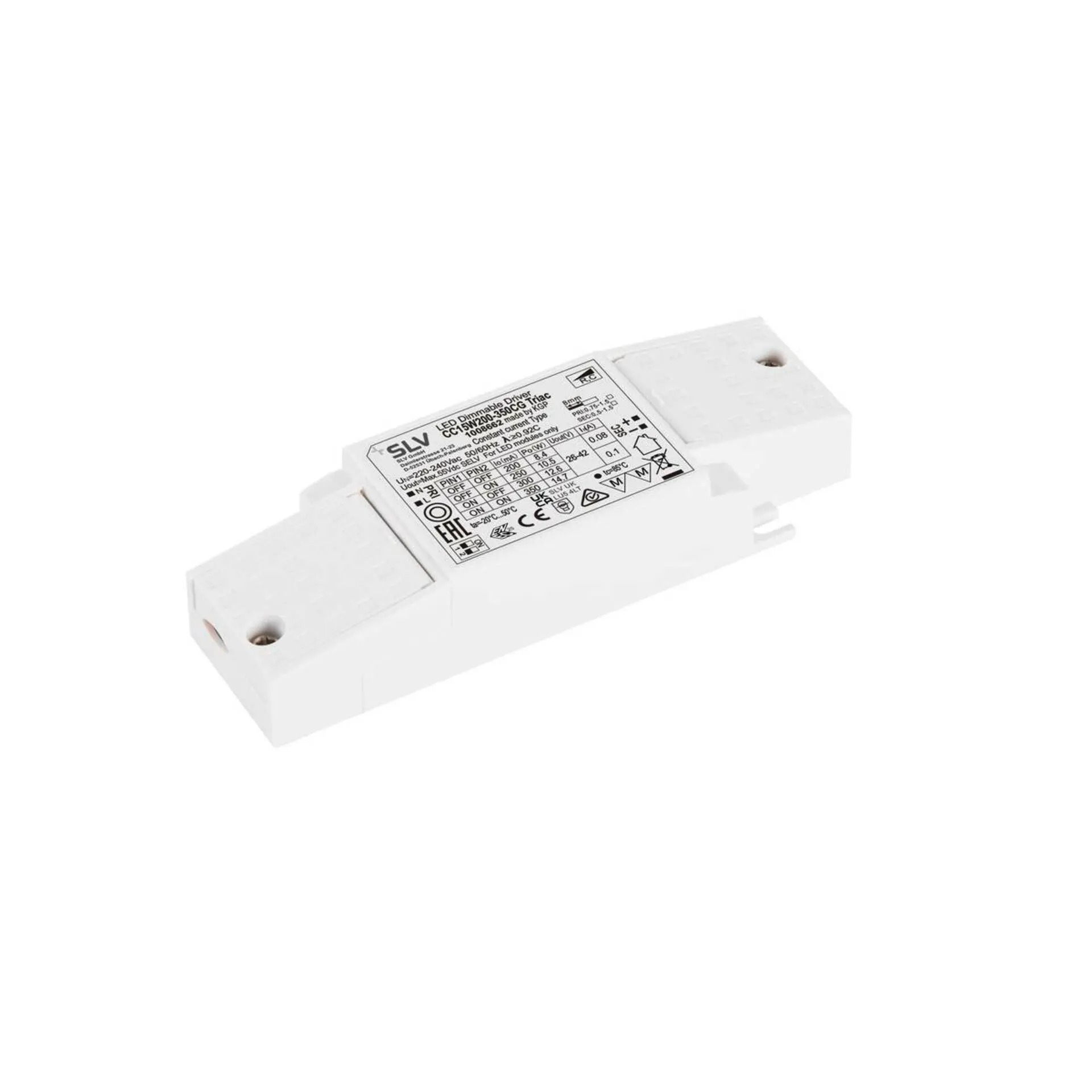 BIG WHITE SLV LED ovladač 15W 200-350mA, fázové stmívání 1008662
