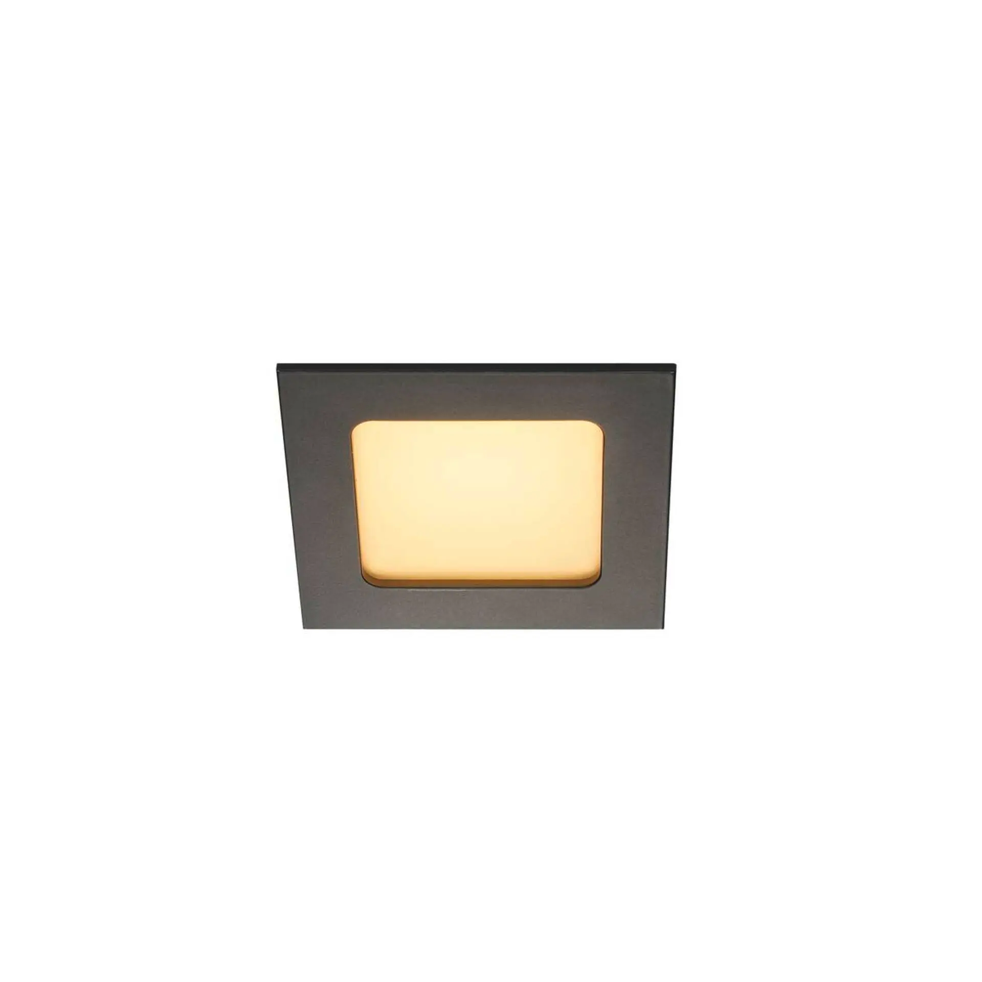 BIG WHITE SLV FRAME BASIC, vestavné svítidlo, LED, 3000K, černé matné, sada, 9,4 W, vč. ovladače 112720