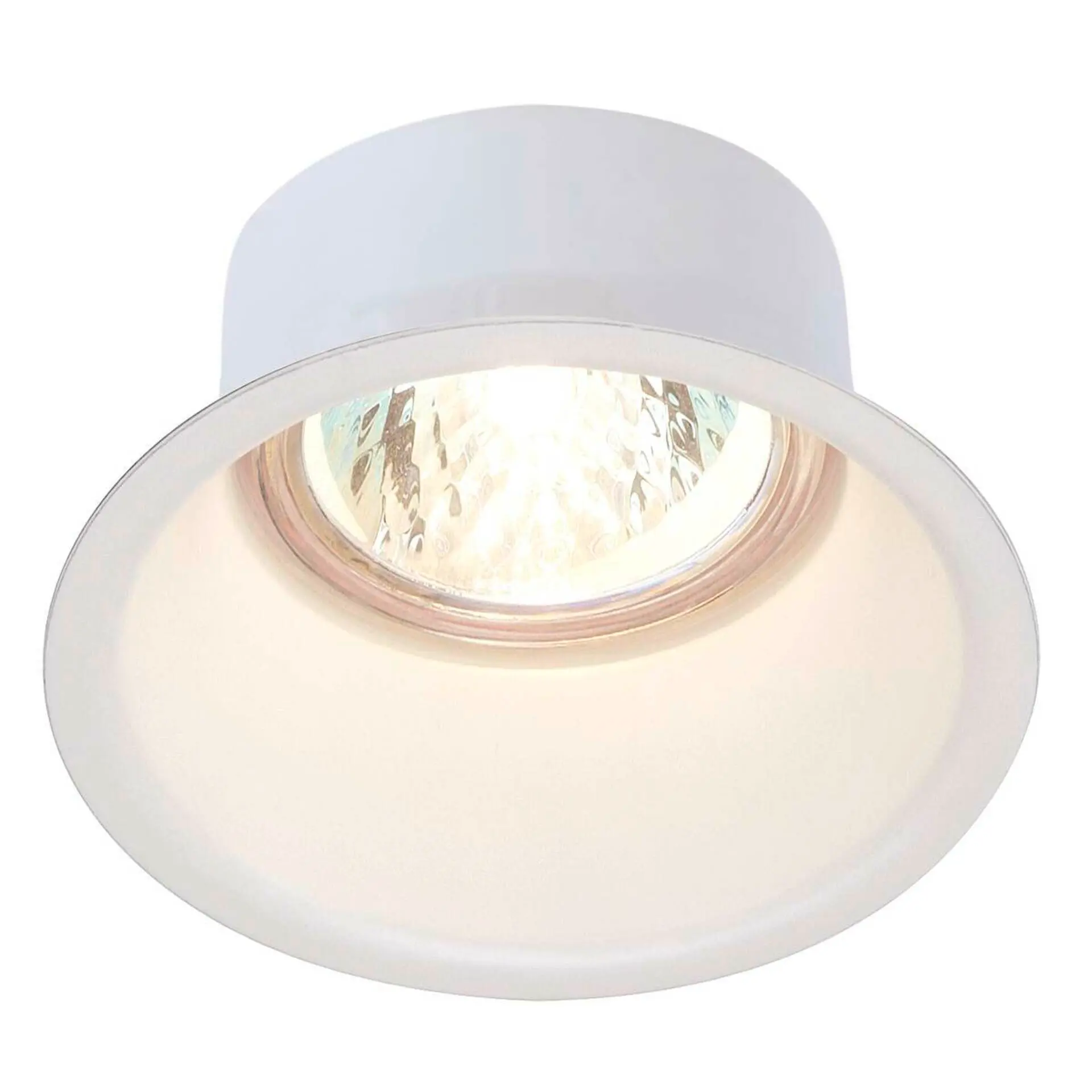 BIG WHITE SLV HORN 1, vestavné svítidlo, QPAR51, jedna žárovka, kulaté, bílé matné, max. 50 W, vč. upínacích pružin 112911