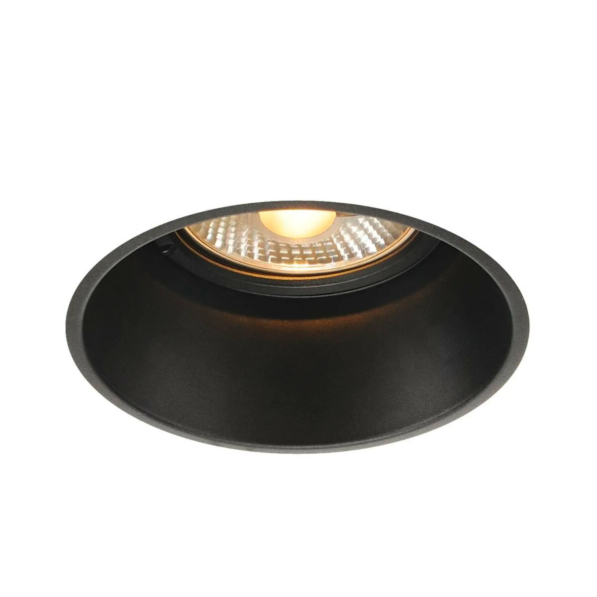 BIG WHITE SLV HORN-T, vestavné svítidlo, QPAR111, kulaté, černé, max. 75 W 113170