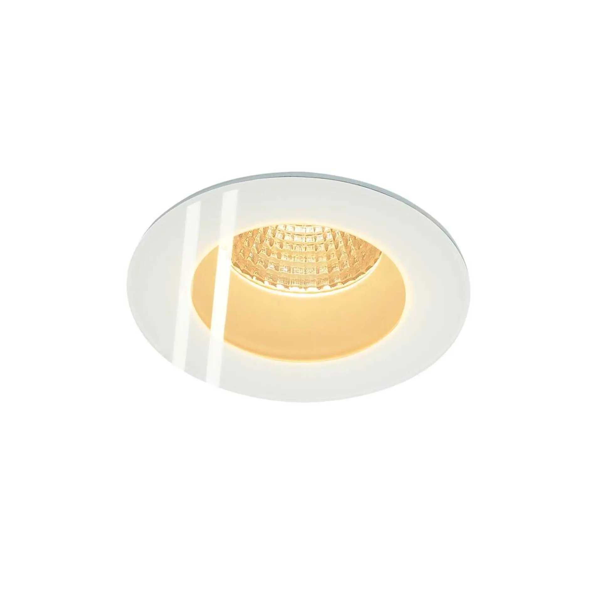 BIG WHITE SLV PATTA-F, vestavné svítidlo, LED, 3000K, kulaté, bílé, 38°, vč. ovladače 114441