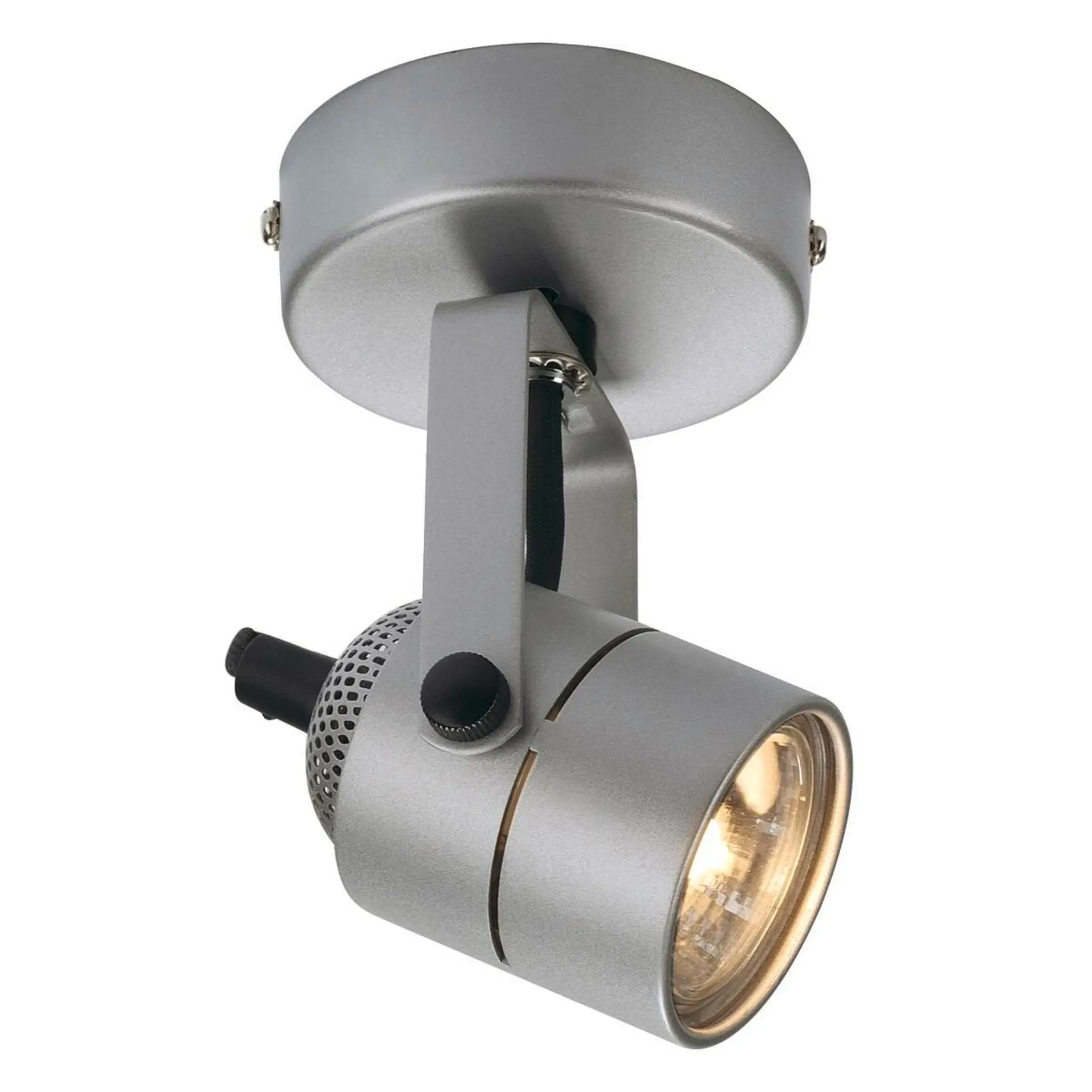 BIG WHITE SLV SPOT 79, nástěnné a stropní svítidlo, QPAR51, kulaté, stříbrošedé, 230 V, max. 50 W 132024