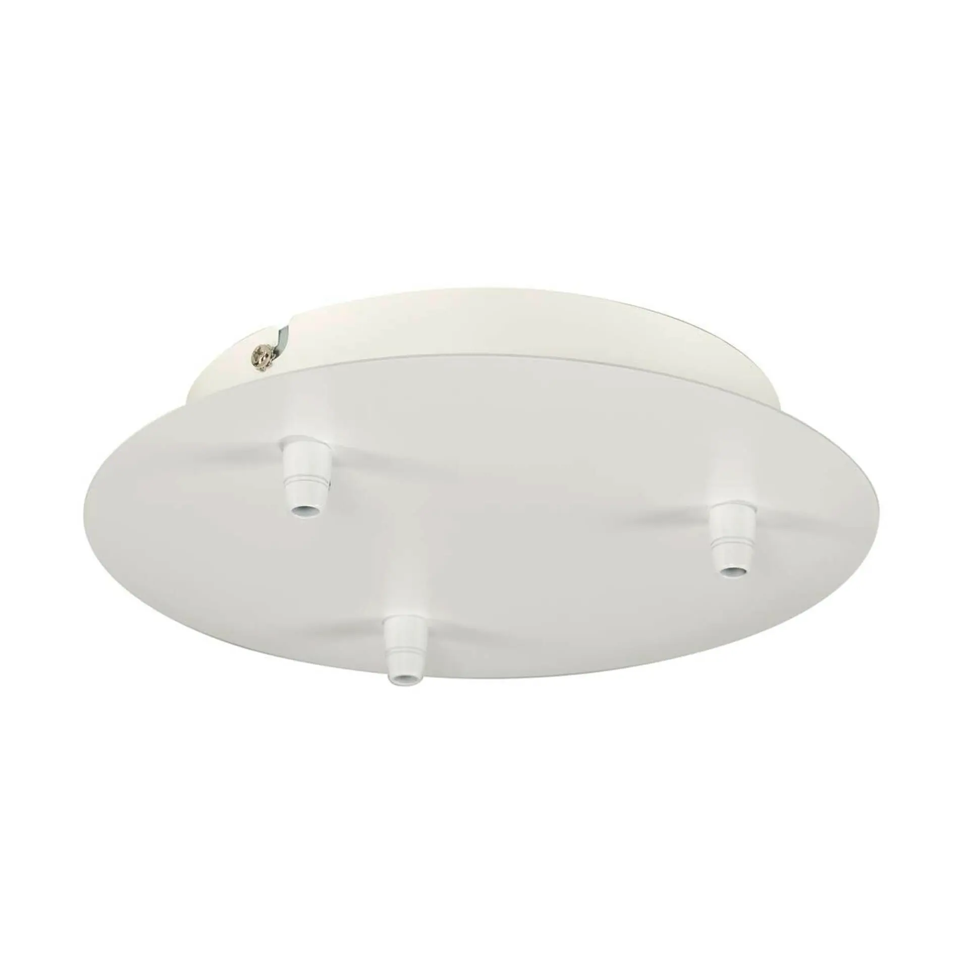 LA 132611 Stropní rozeta, 3 výstupy, kulatá, bílá, včetně odlehčovacích profilů - BIG WHITE (SLV)