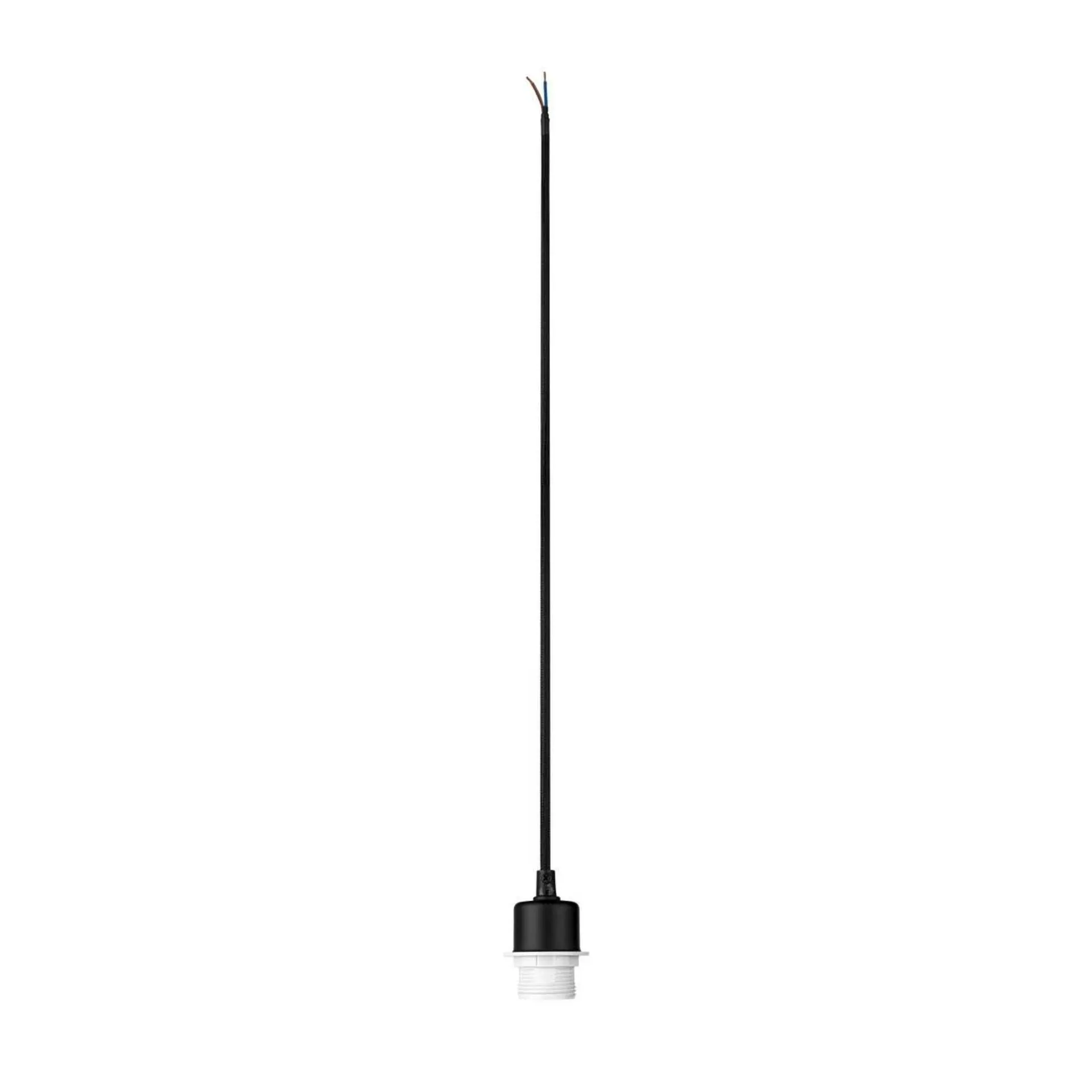 BIG WHITE SLV FENDA, závěs, A60, černý, bez stínítka, bez rozety, otevřený kabel, max. 60 W 132660