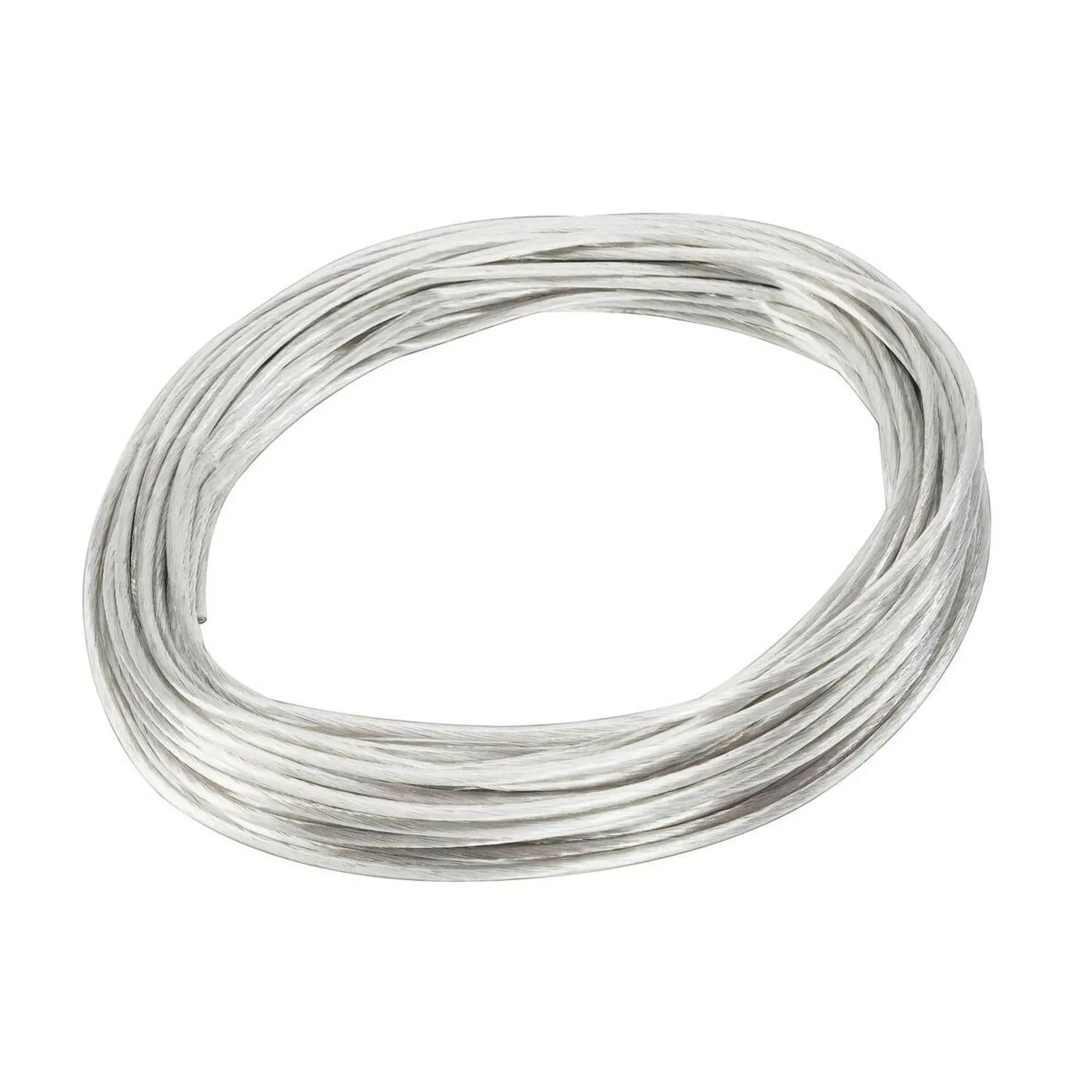 BIG WHITE SLV NÍZKONAPĚŤOVÉ LANO, pro nízkonapěťový lanový systém TENSEO, bílý, 4 mm, 20 m 139031