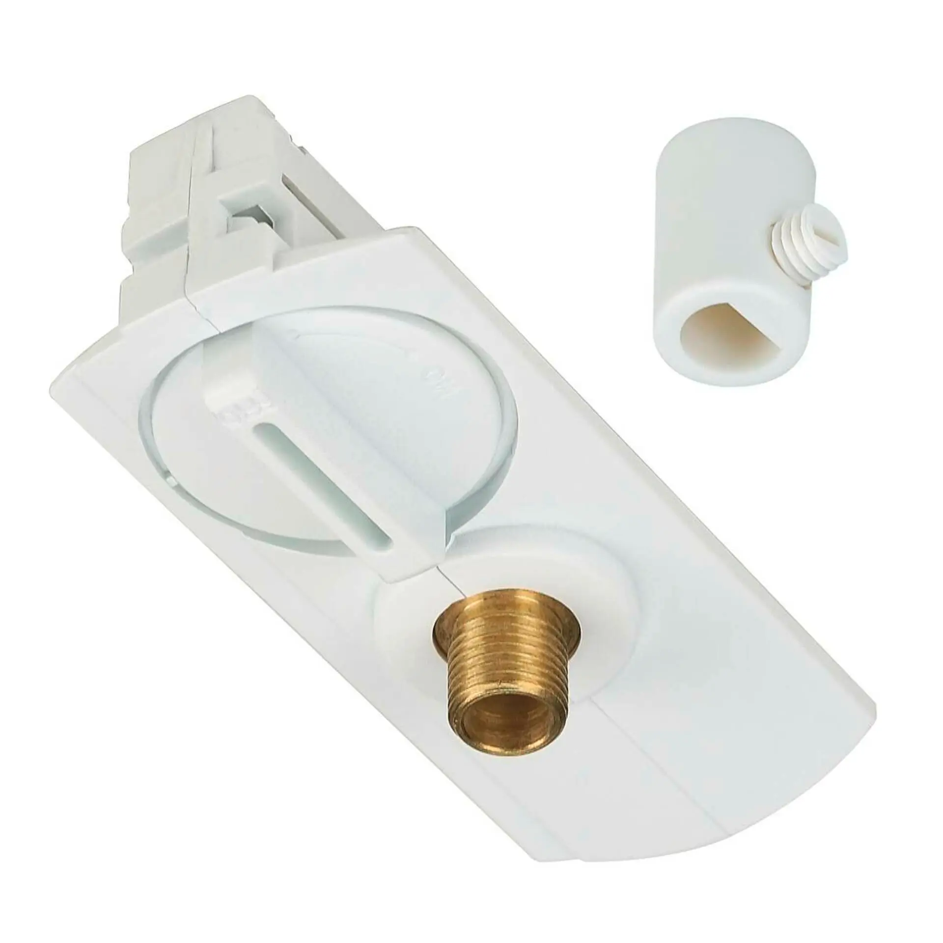 LA 143121 Systémové svítidlo Adapter pro jednookr. lištu bílý - BIG WHITE (SLV)