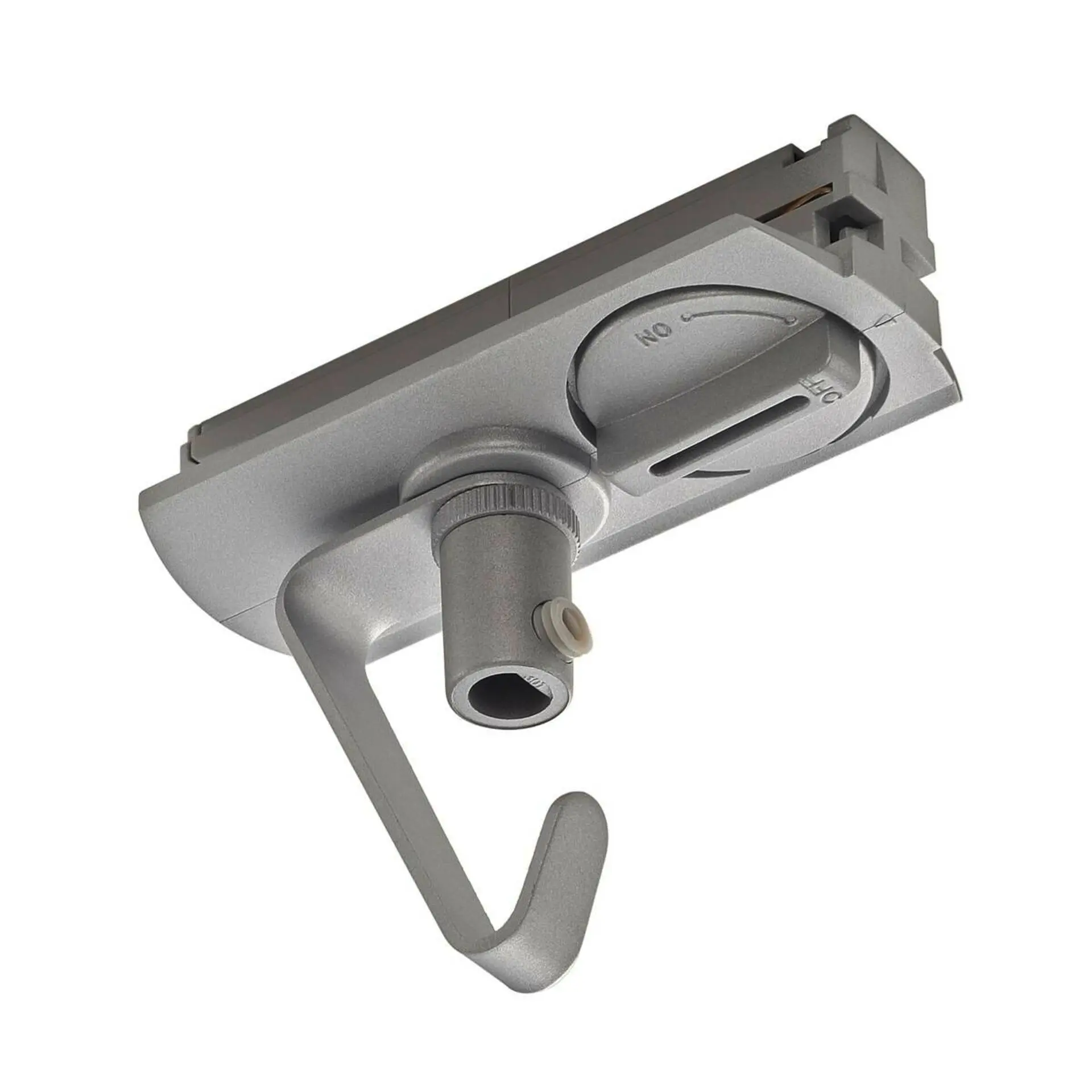 LA 143172 Adapter s háčkem pro jednookr. lištu stříbrnošedá 230V - BIG WHITE (SLV)